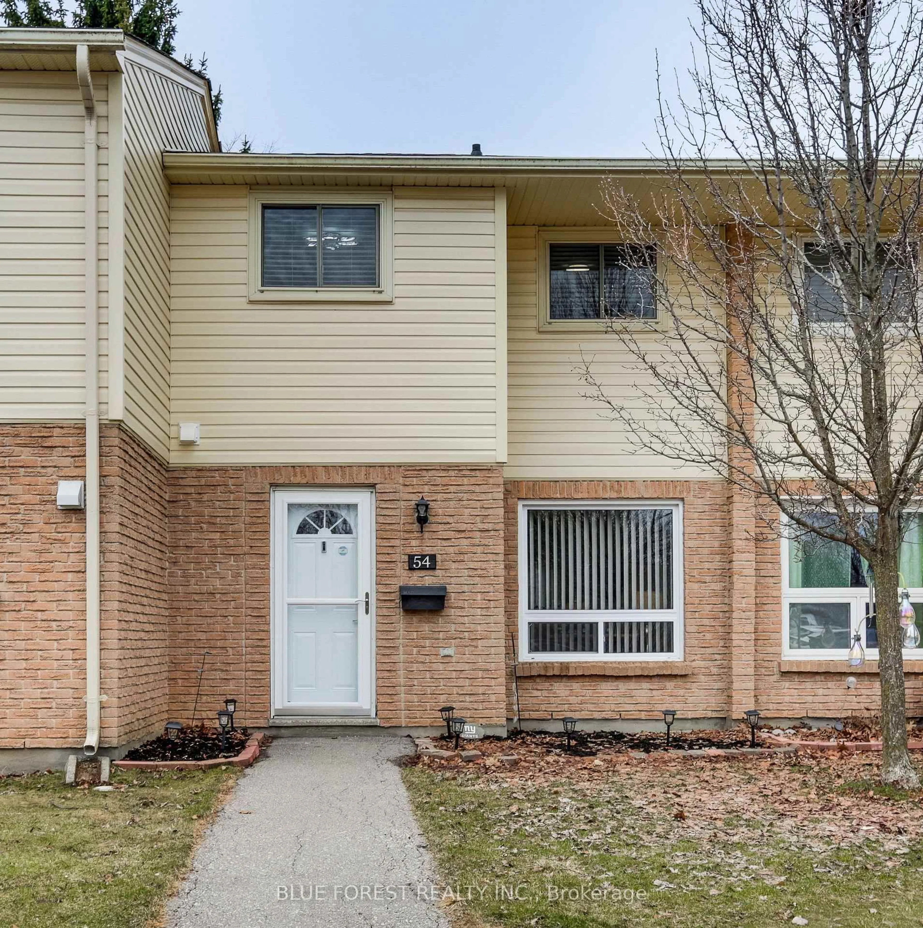 Home with brick exterior material, street for 166 Southdale Rd #54, London South Ontario N6J 2J1