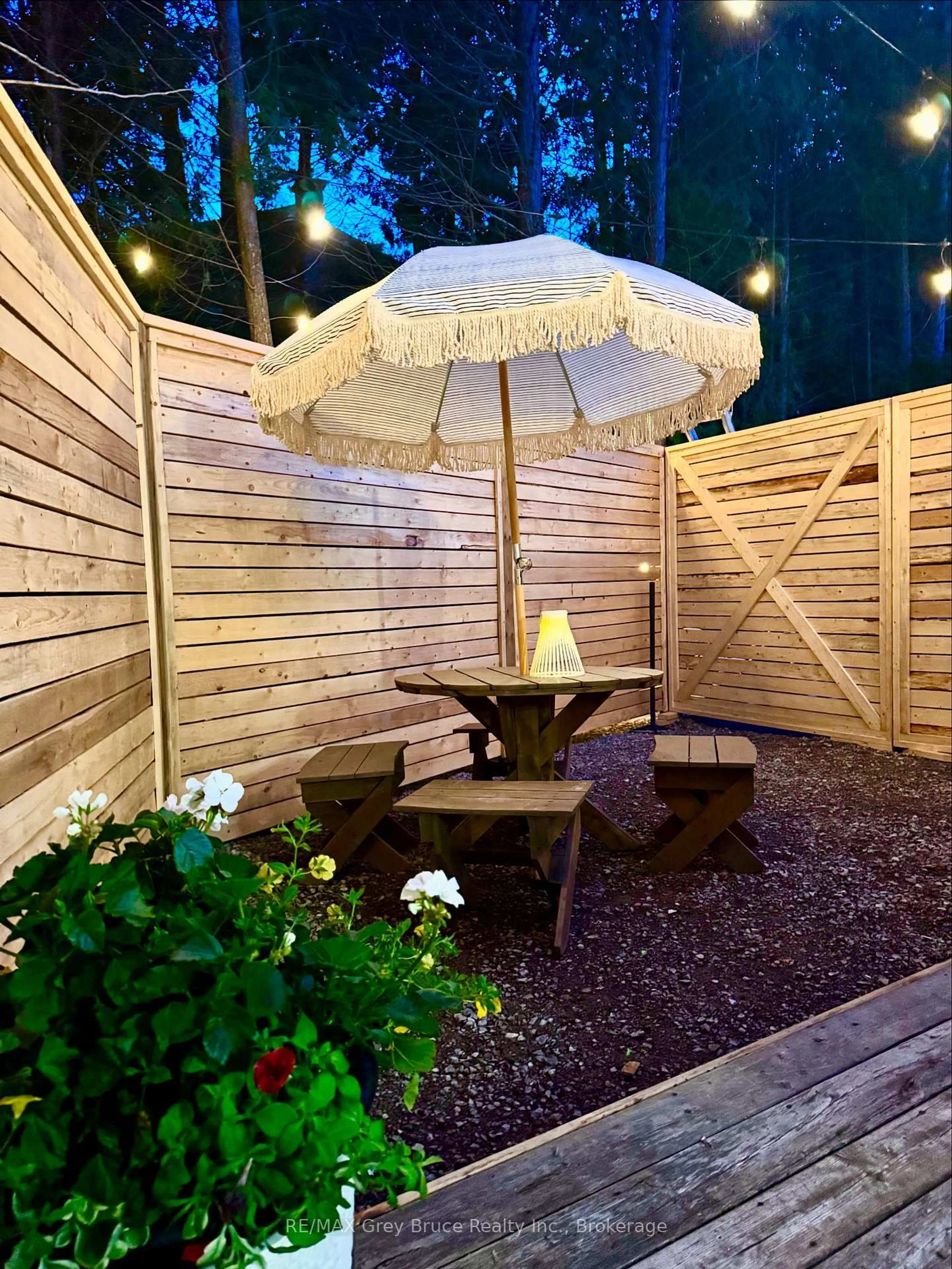 Patio, street for 32 Sandy Pines Tr, South Bruce Peninsula Ontario N0H 2G0