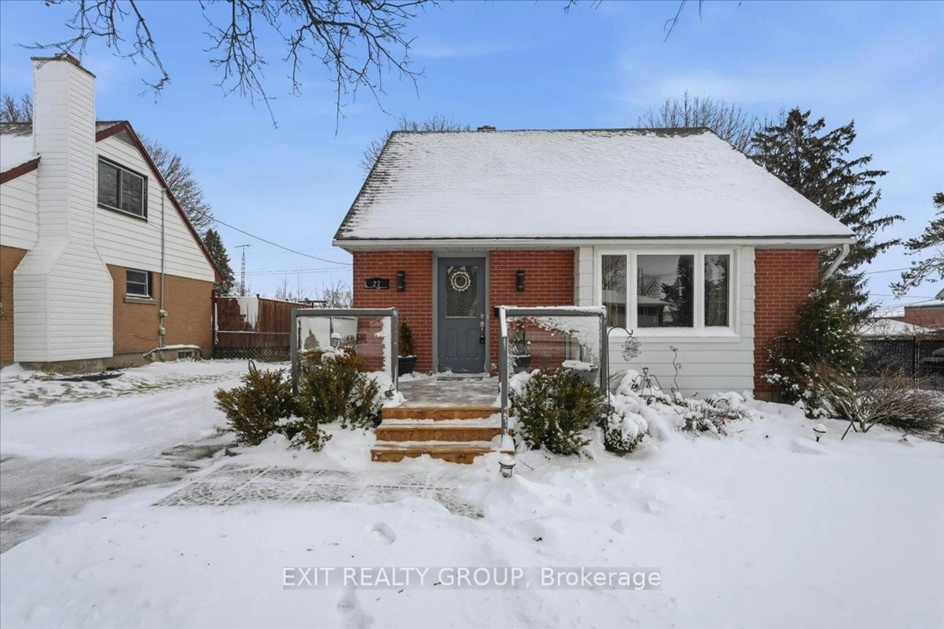 Home with brick exterior material, street for 27 Fourth Ave, Quinte West Ontario K8V 5N5