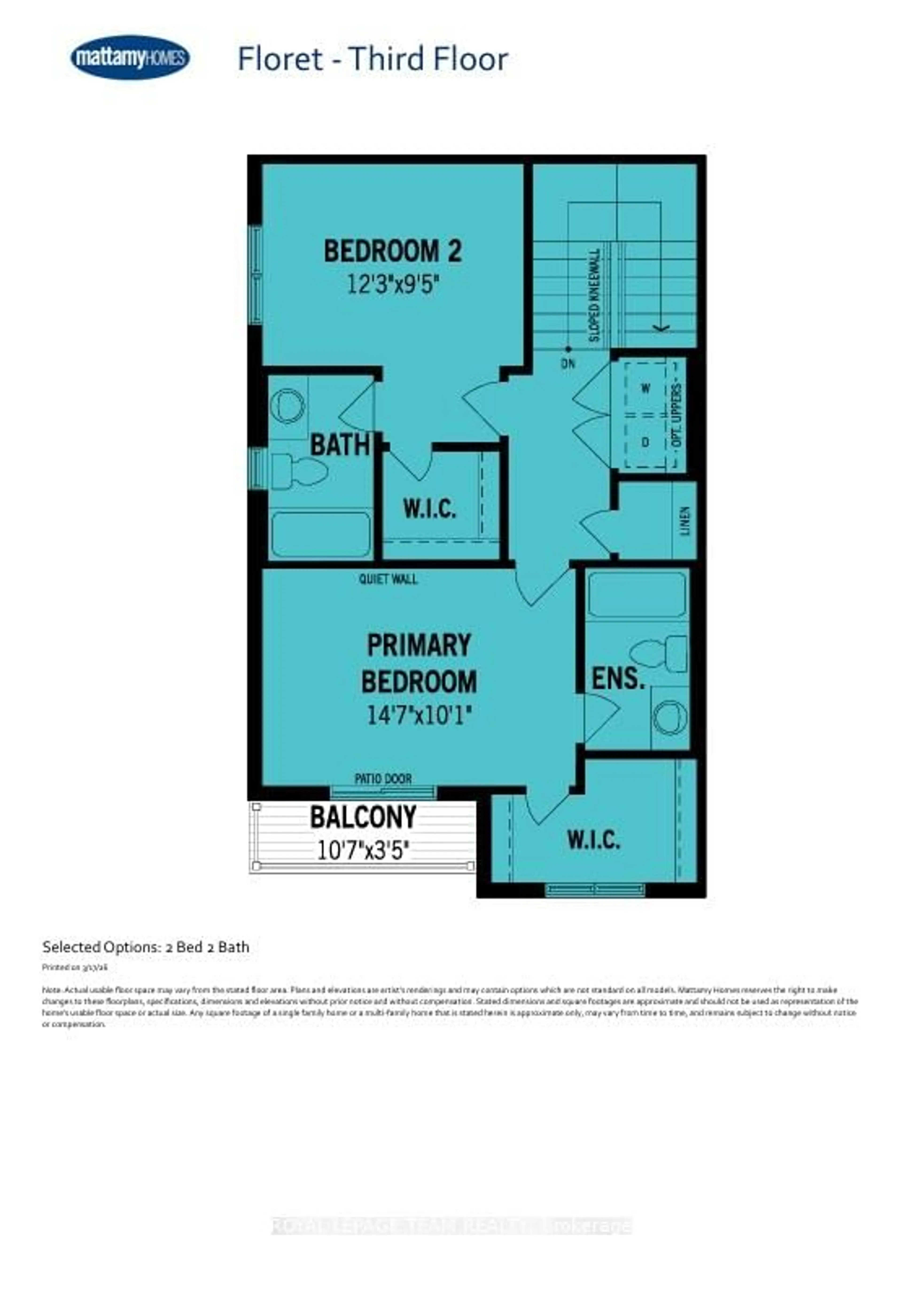 Floor plan for Lot 3524 Oxford Village VH Private, North Grenville Ontario K0G 1J0