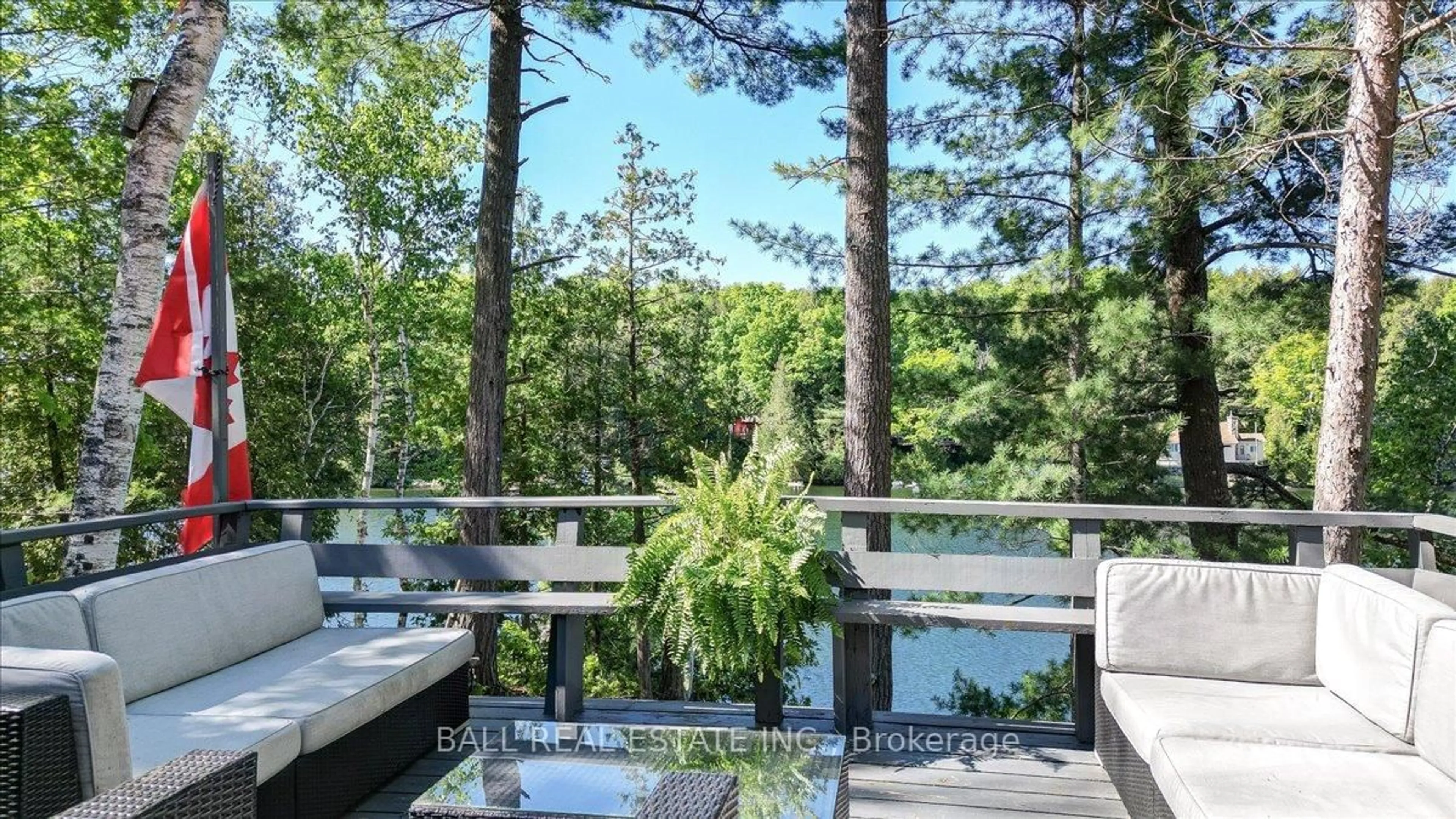Patio, water/lake/river/ocean view for 139 Spence Rd, North Kawartha Ontario K0L 1A0
