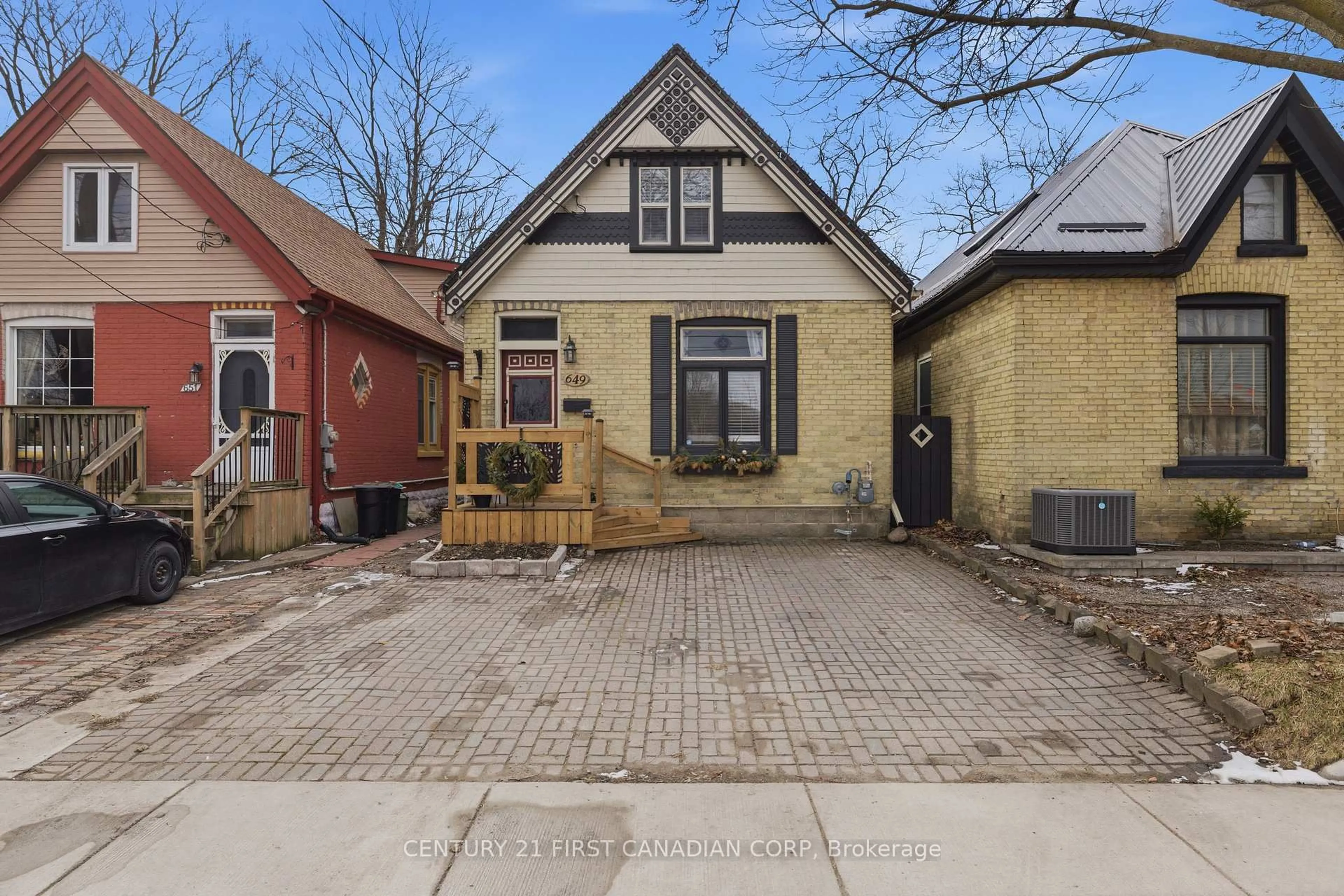 Home with brick exterior material, street for 649 Central Ave, London East Ontario N5W 3P7