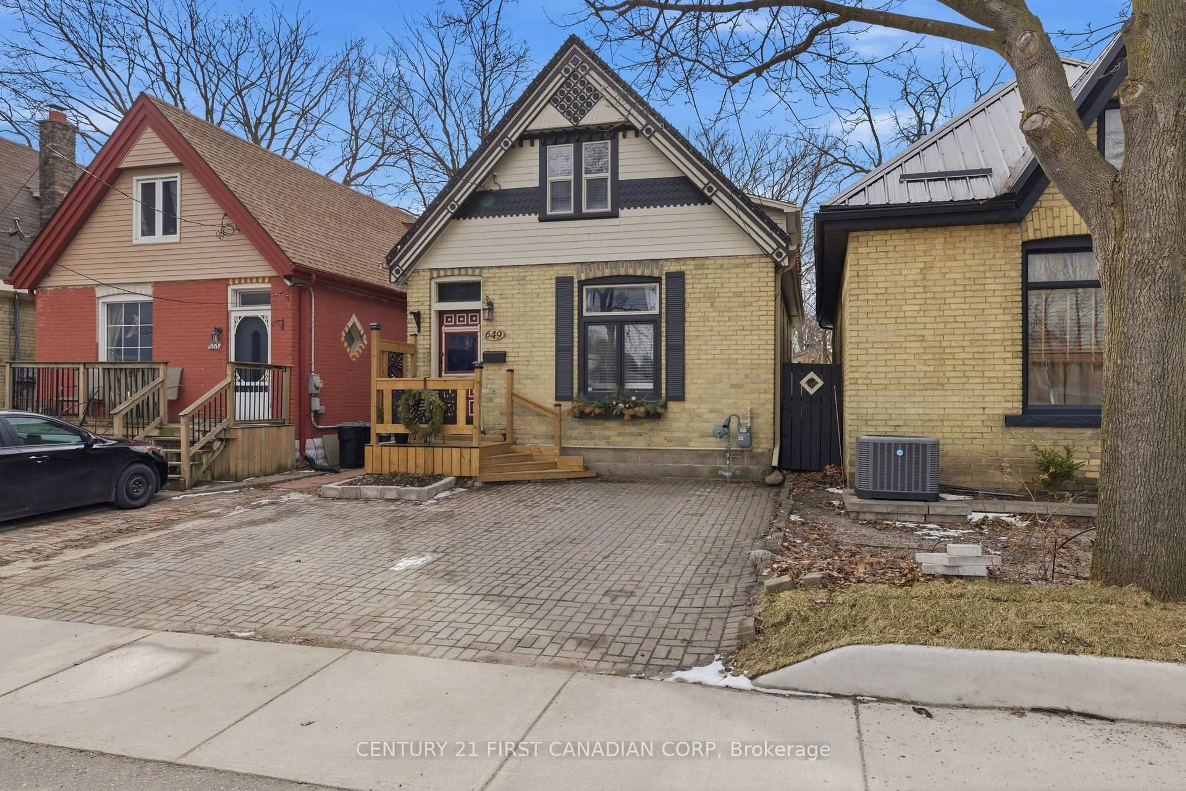 Home with brick exterior material, street for 649 Central Ave, London East Ontario N5W 3P7