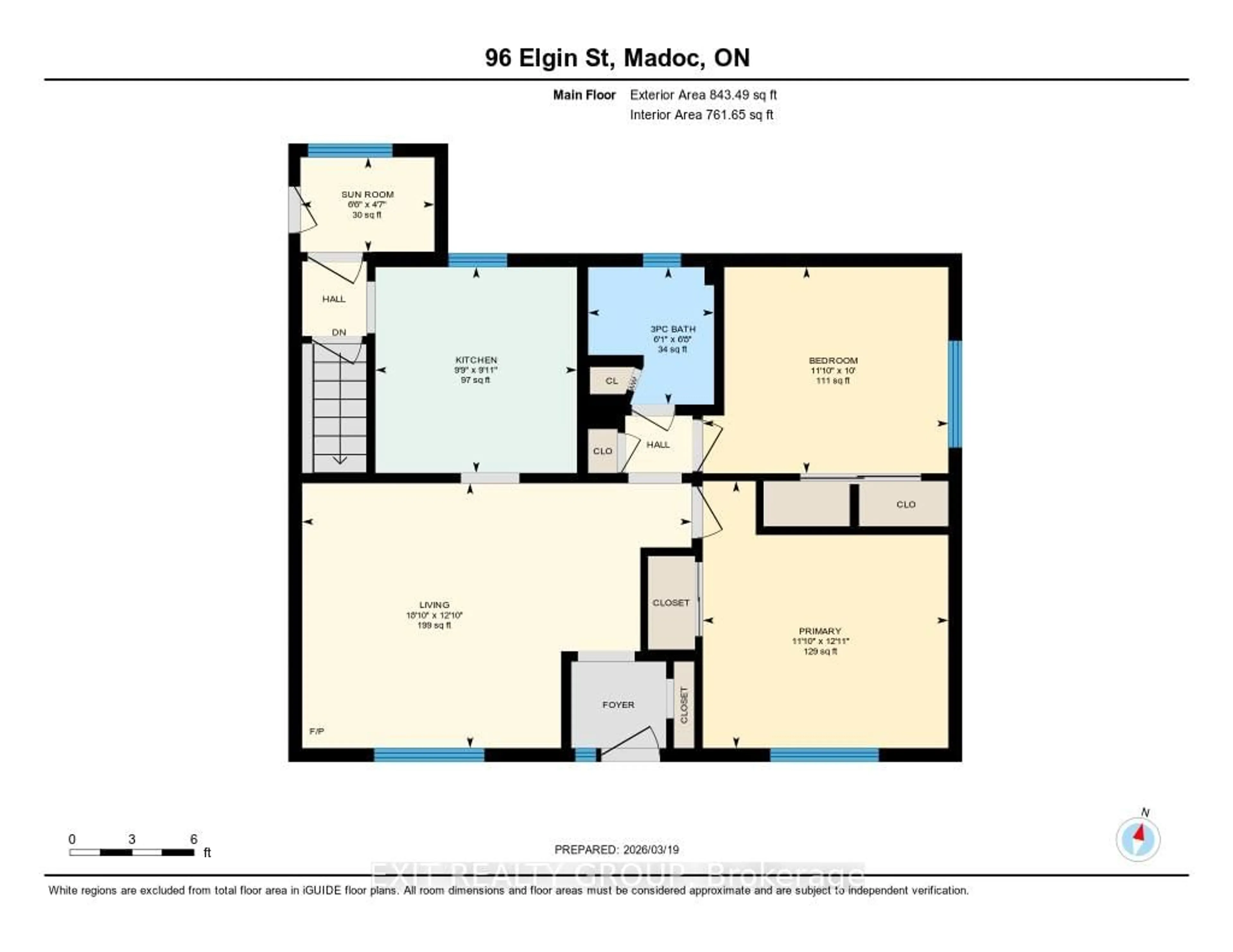 Floor plan for 96 Elgin St, Madoc Ontario K0K 2K0