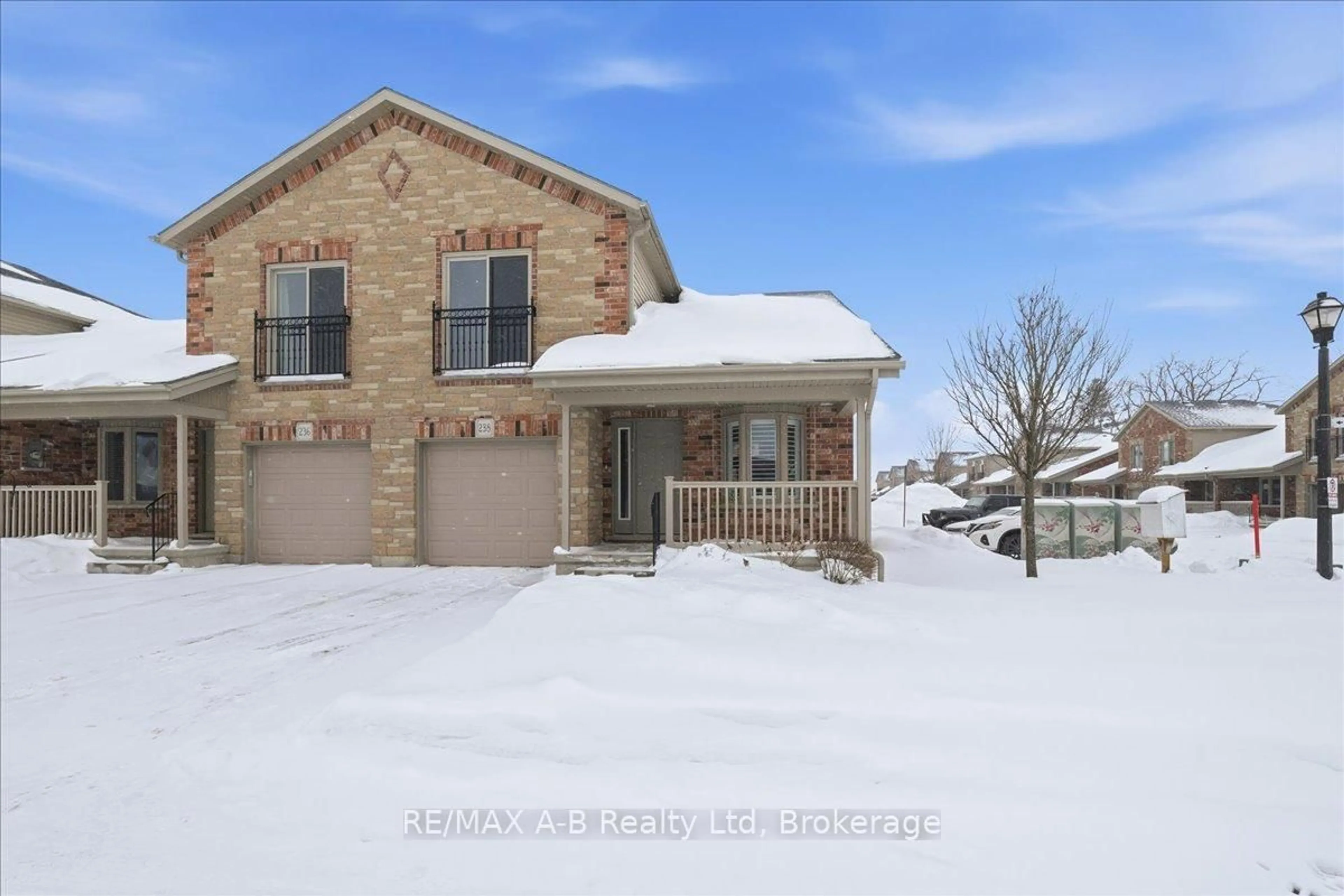 Home with brick exterior material, street for 50 GALT Rd #238, Stratford Ontario N5A 0B2