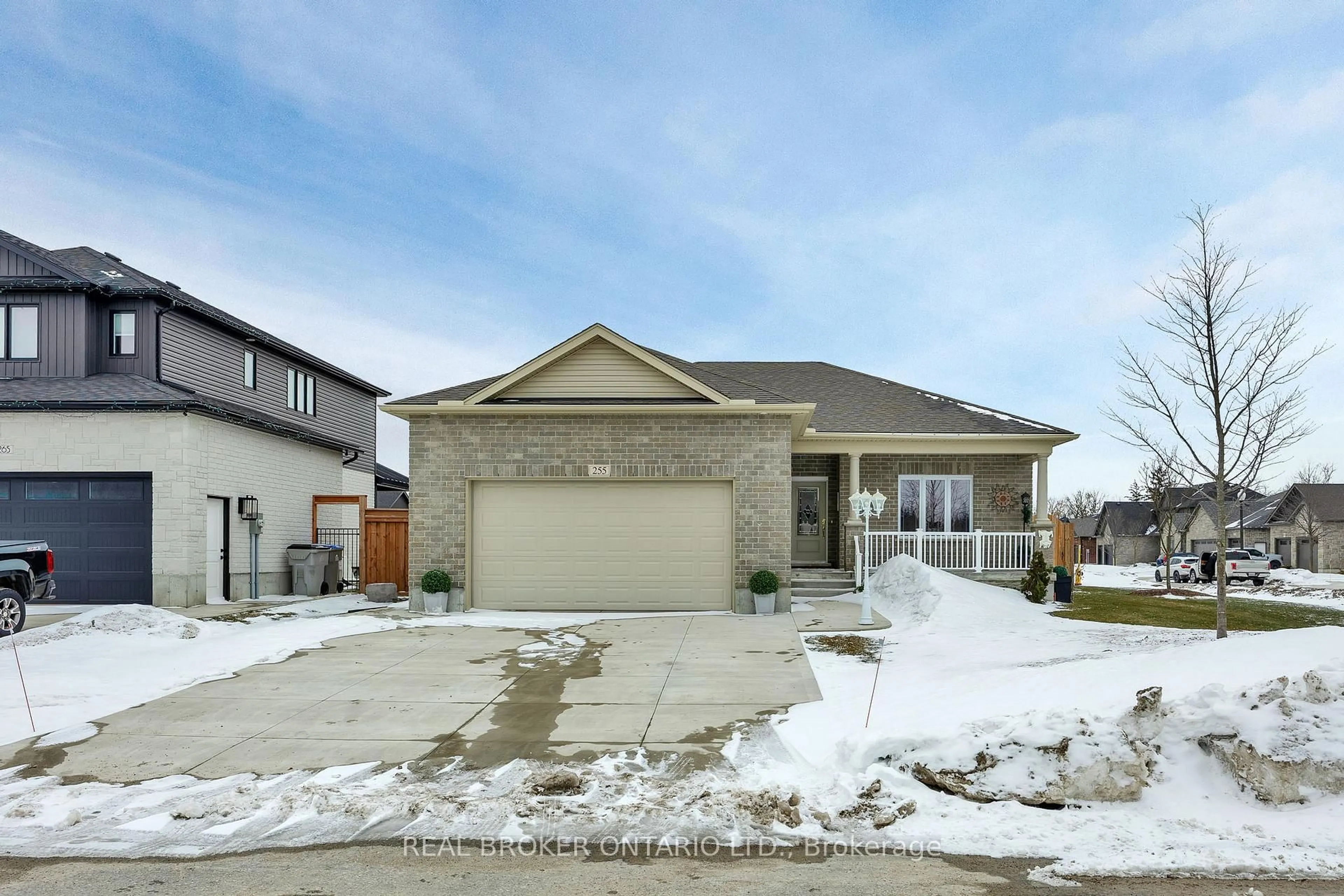 Home with brick exterior material, street for 255 Rogers Rd, North Perth Ontario N4W 0H3