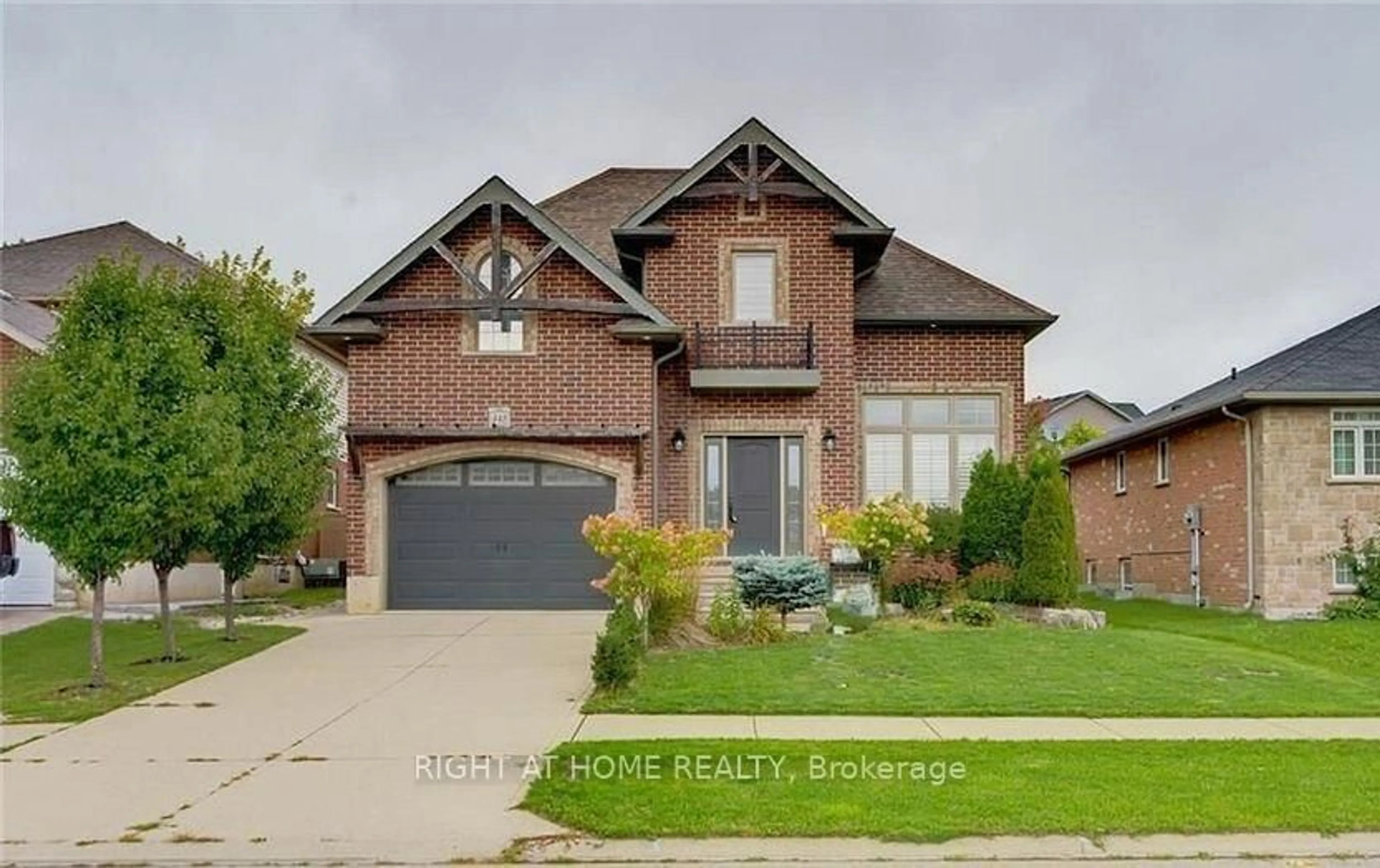 Home with brick exterior material, street for 448 Poldon Dr, Norwich Ontario N0J 1P0