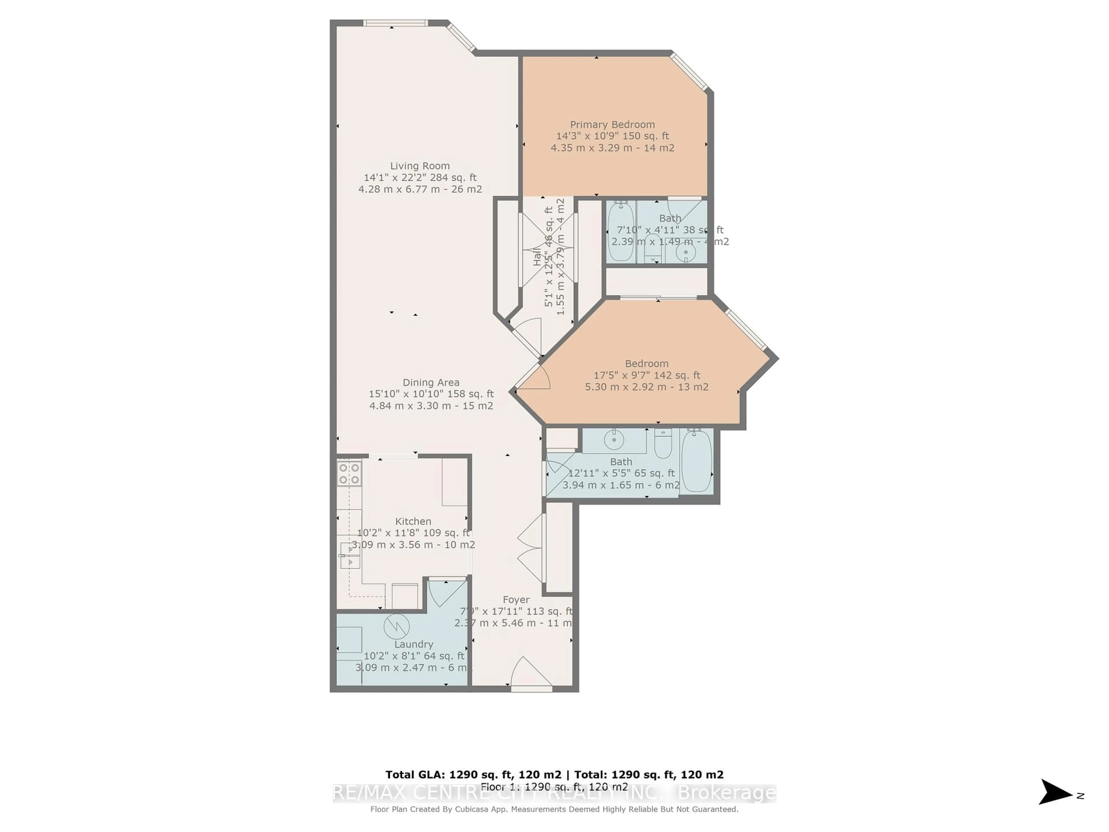 Floor plan for 549 Ridout St #205, London East Ontario N6A 5N5