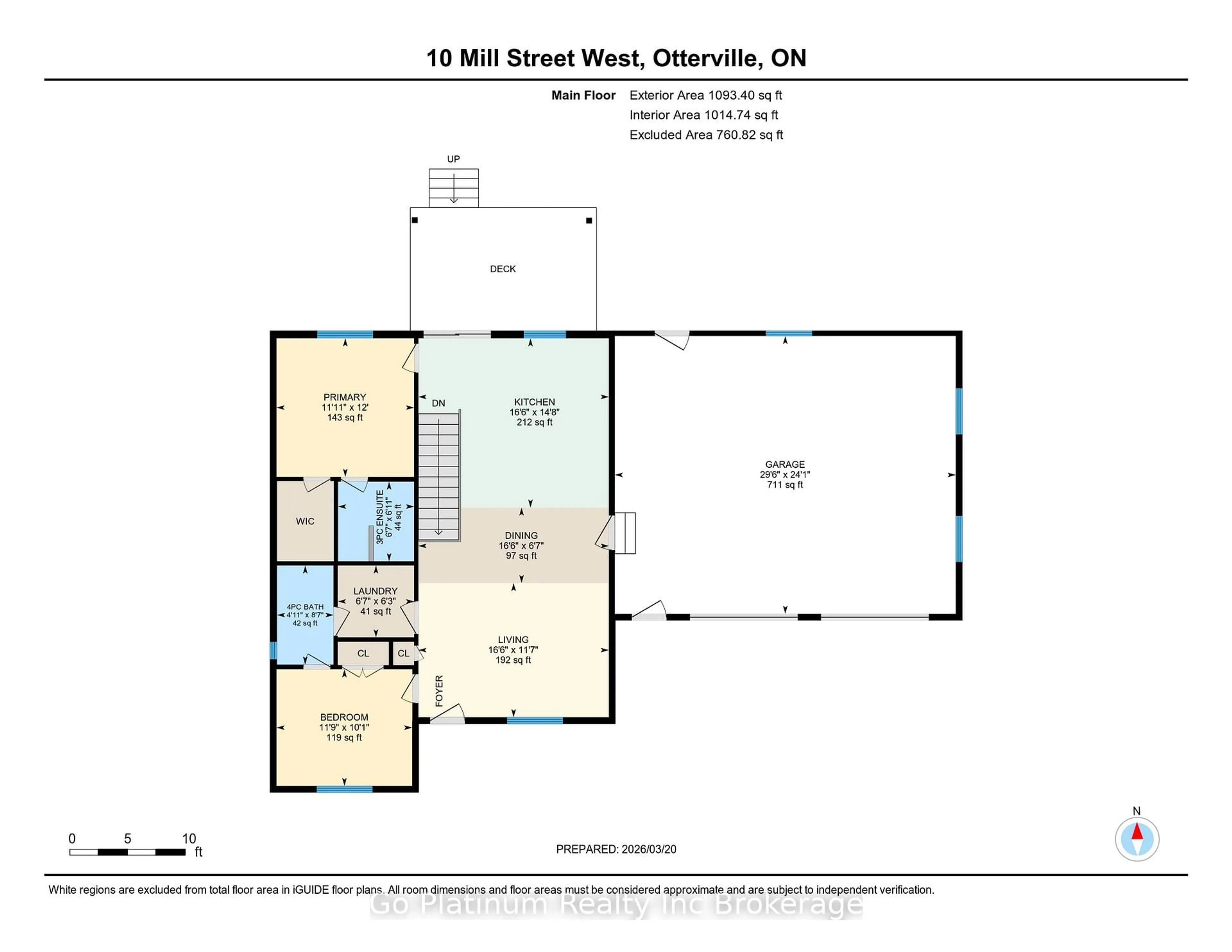 Floor plan for 10 Mill St, Norwich Ontario N0J 1R0