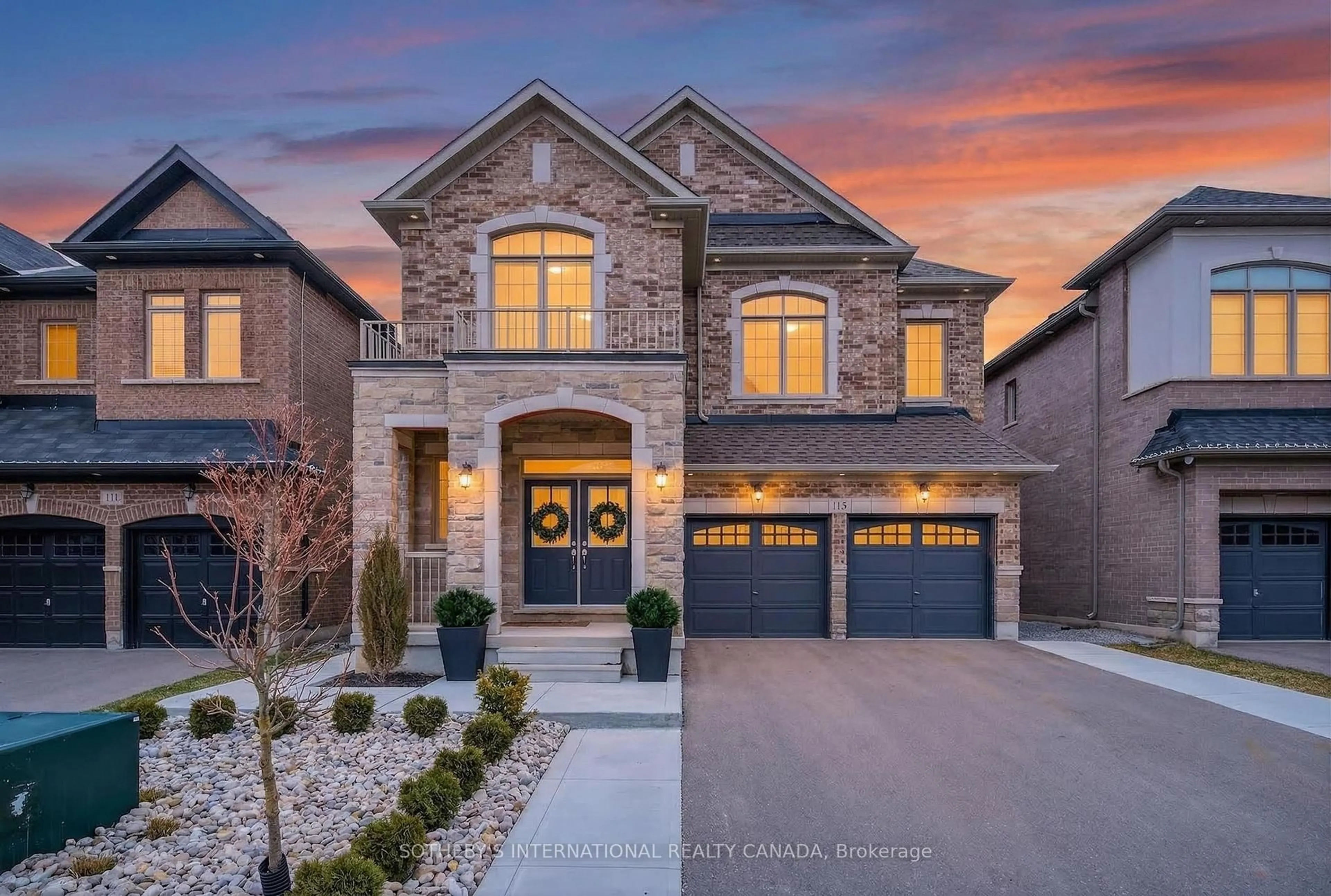 Home with brick exterior material, street for 115 Avanti Cres, Hamilton Ontario L8B 1W7