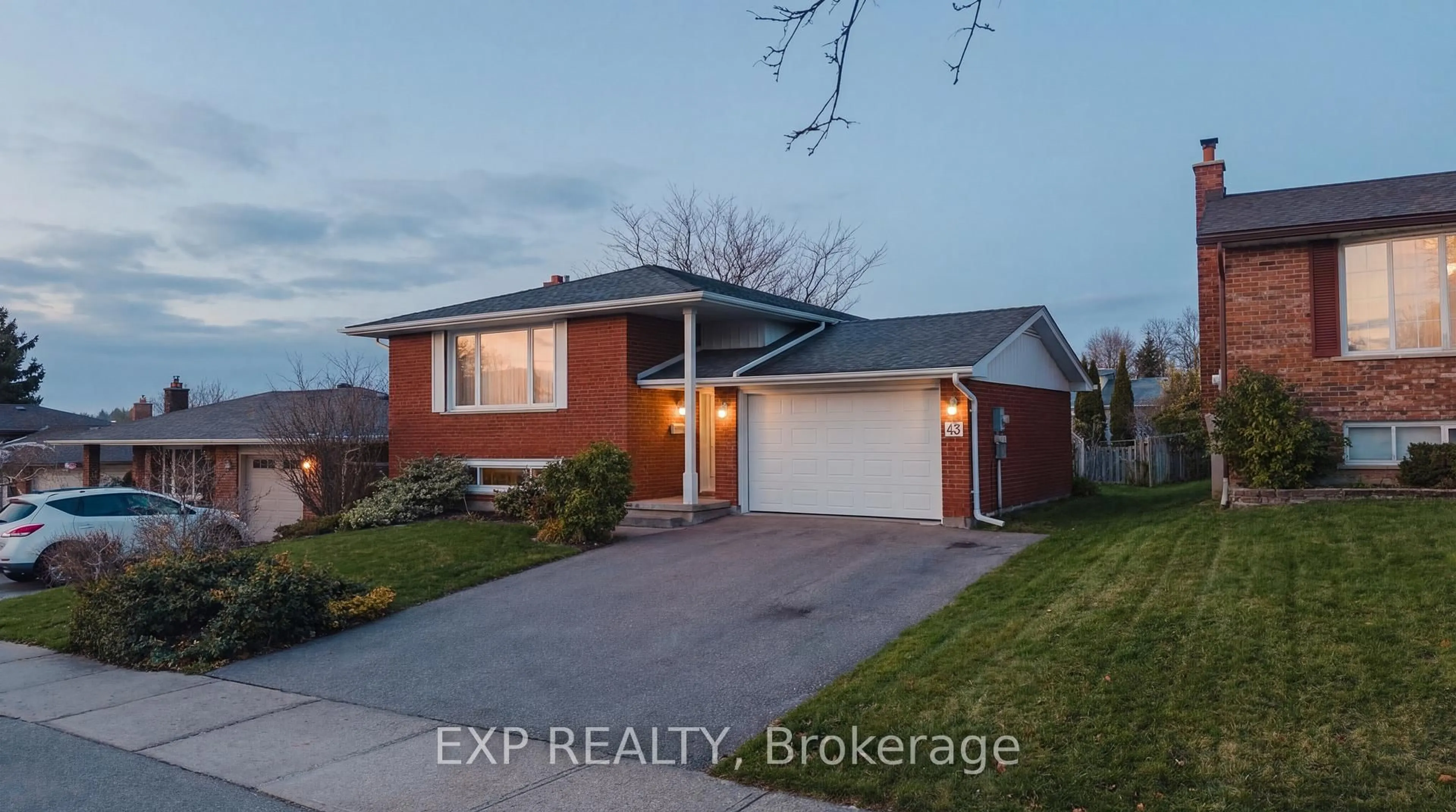 Home with brick exterior material, street for 43 Ripley Cres, Kitchener Ontario N2N 1W2