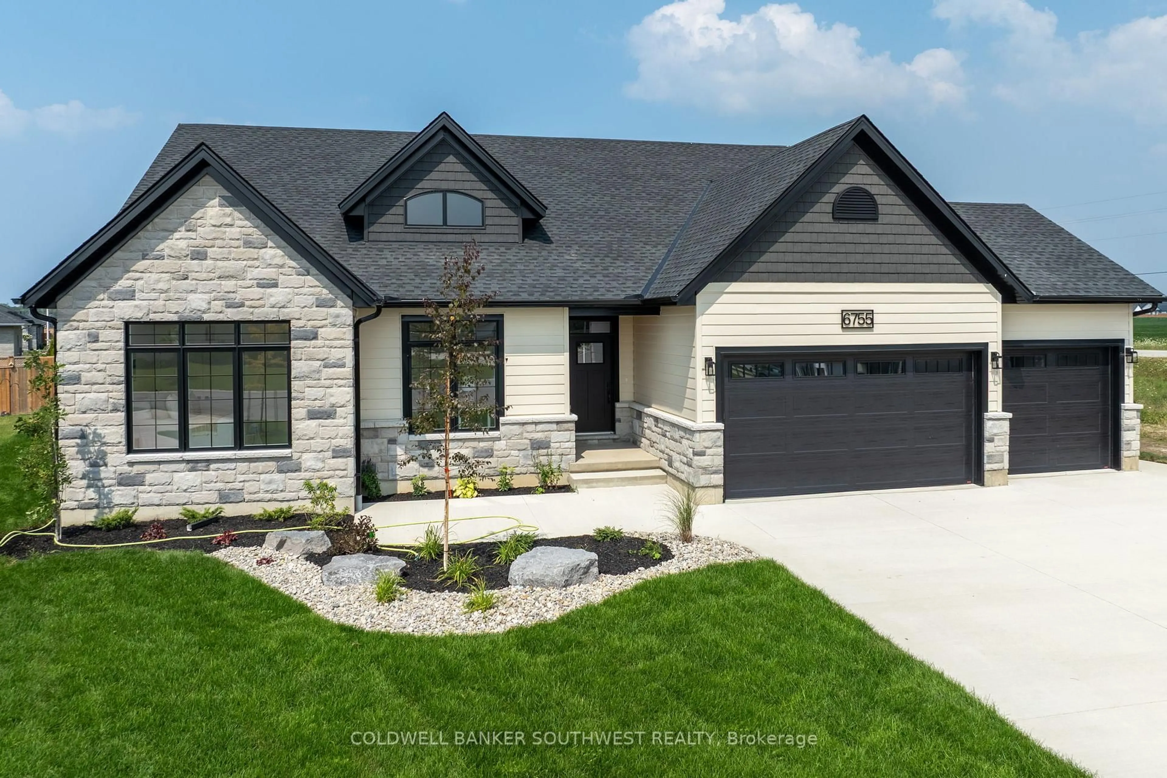 Home with brick exterior material, street for 6755 Griffin Dr, Plympton-Wyoming Ontario N0N 1E0