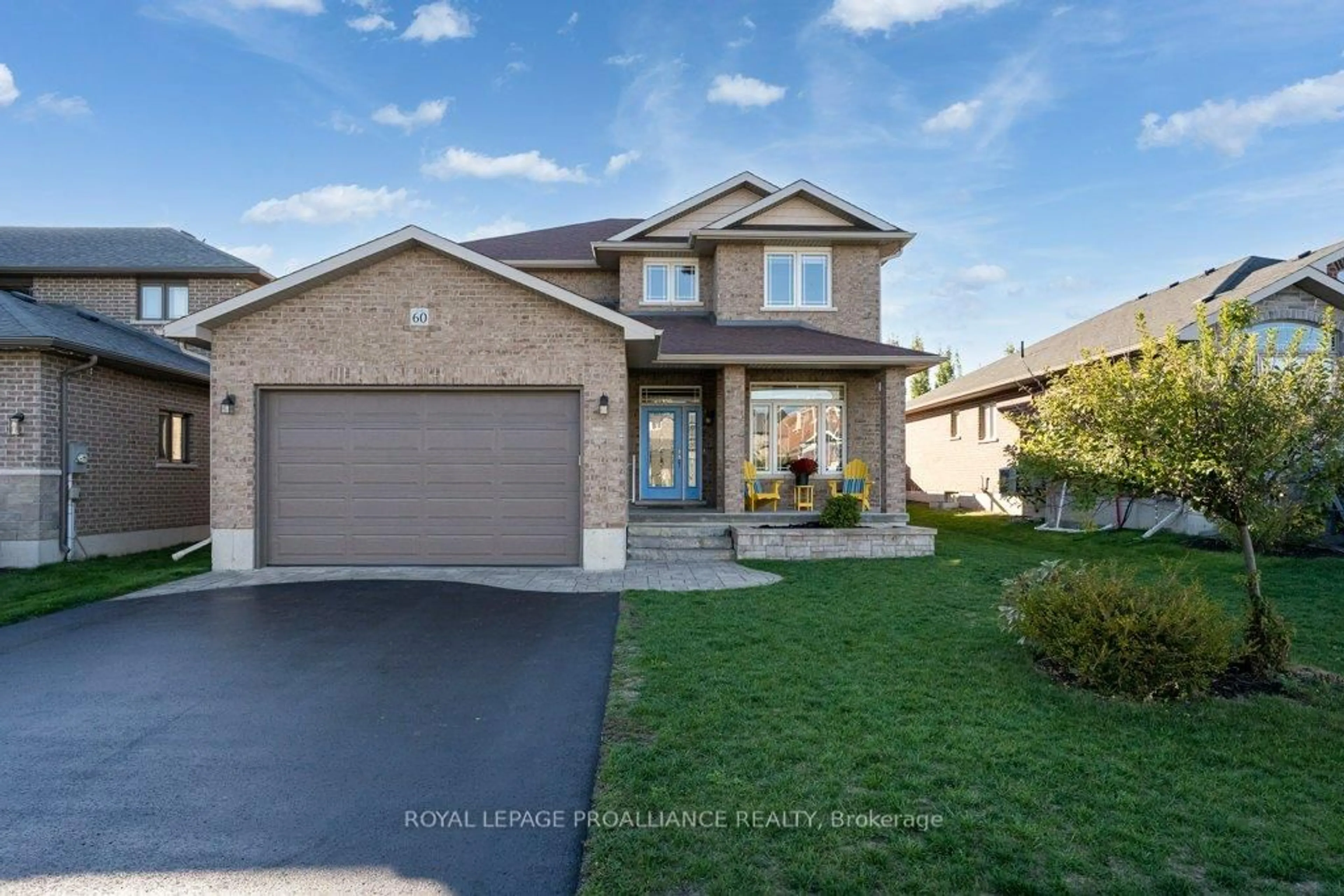 Home with brick exterior material, street for 60 Crews Cres, Quinte West Ontario K8V 0G4