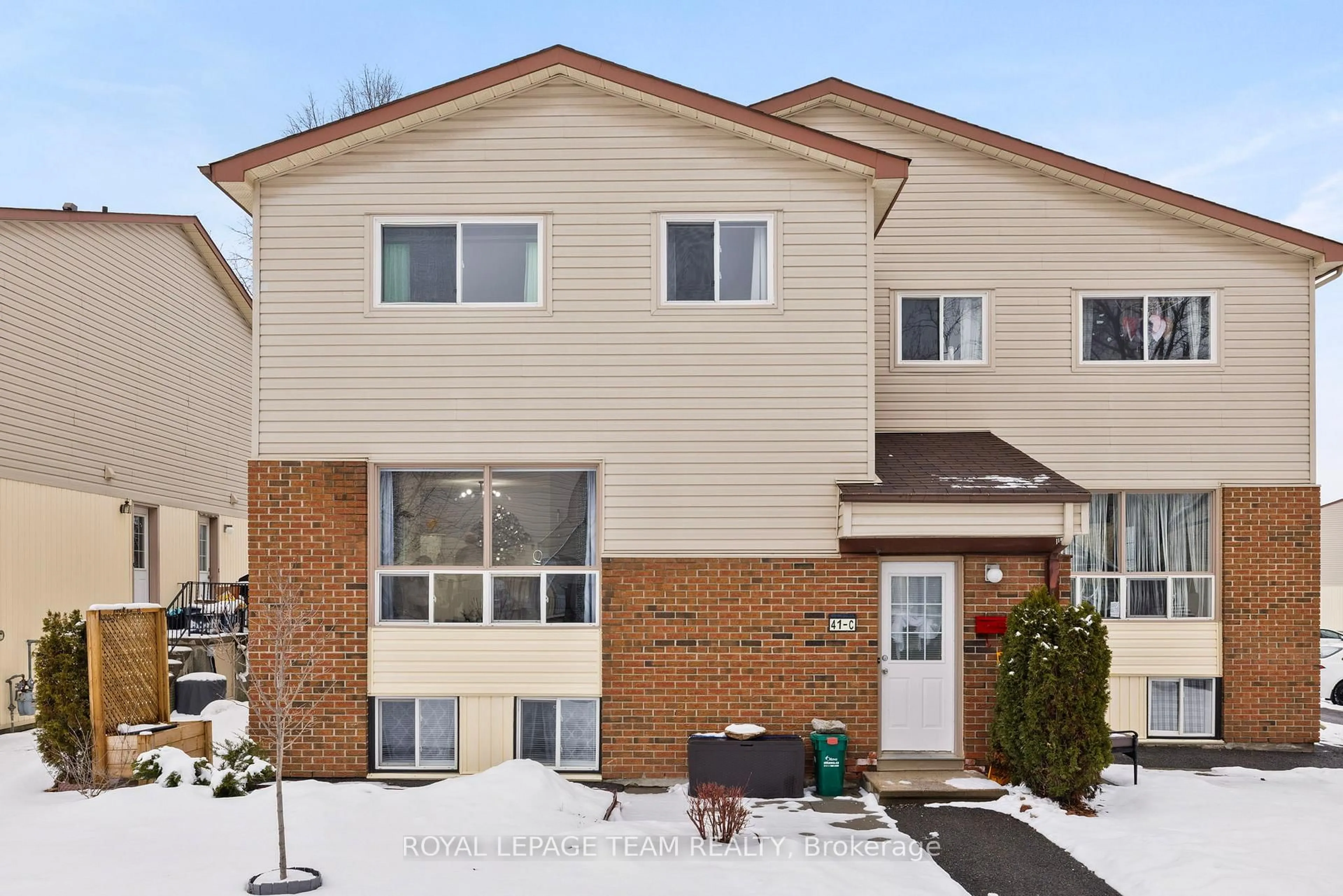Home with brick exterior material, street for 41 Forester Cres #C, Ottawa Ontario K2H 8Y3