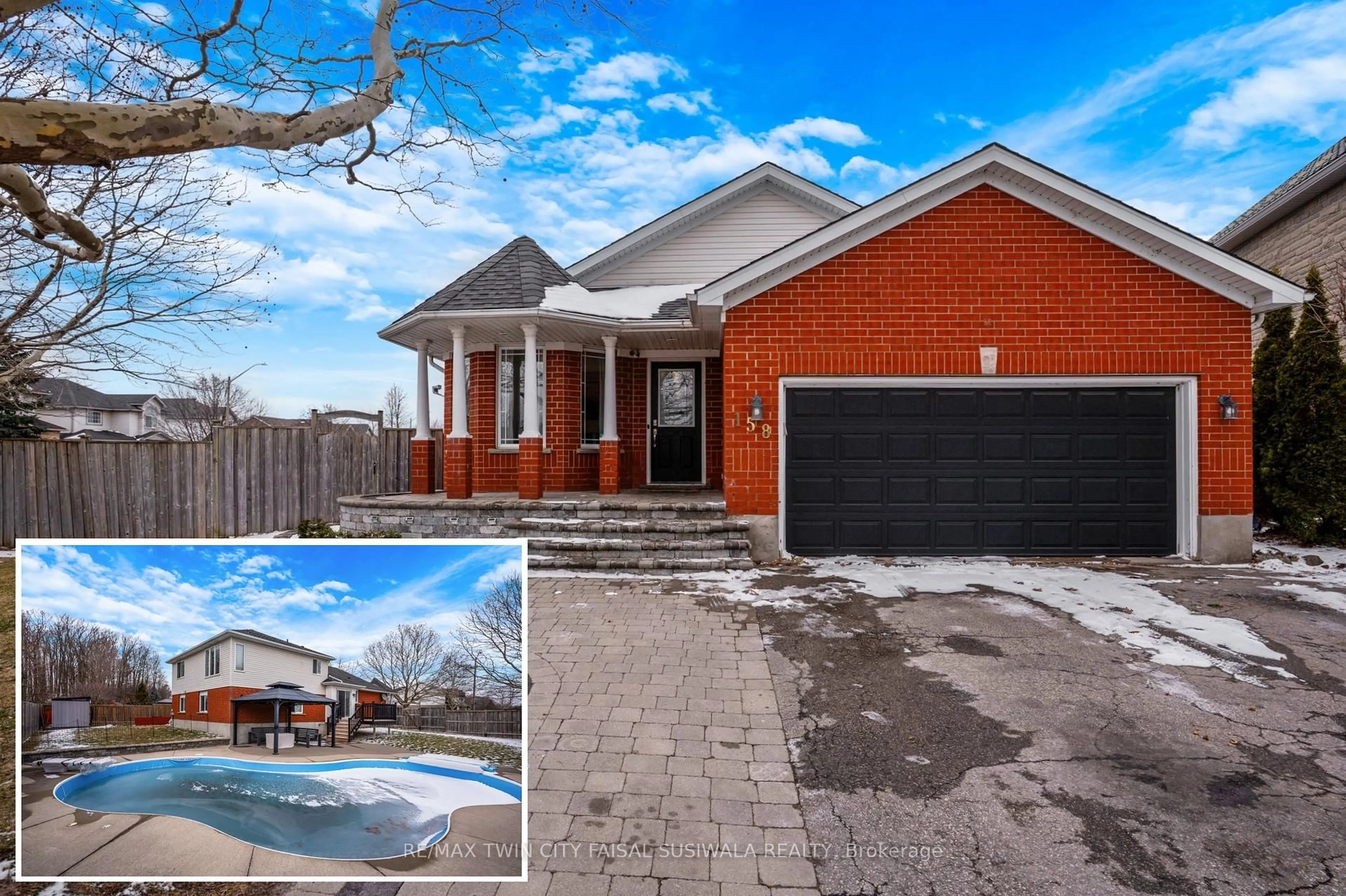 Home with brick exterior material, water/lake/river/ocean view for 158 Mcmeeken Dr, Cambridge Ontario N3C 4C6