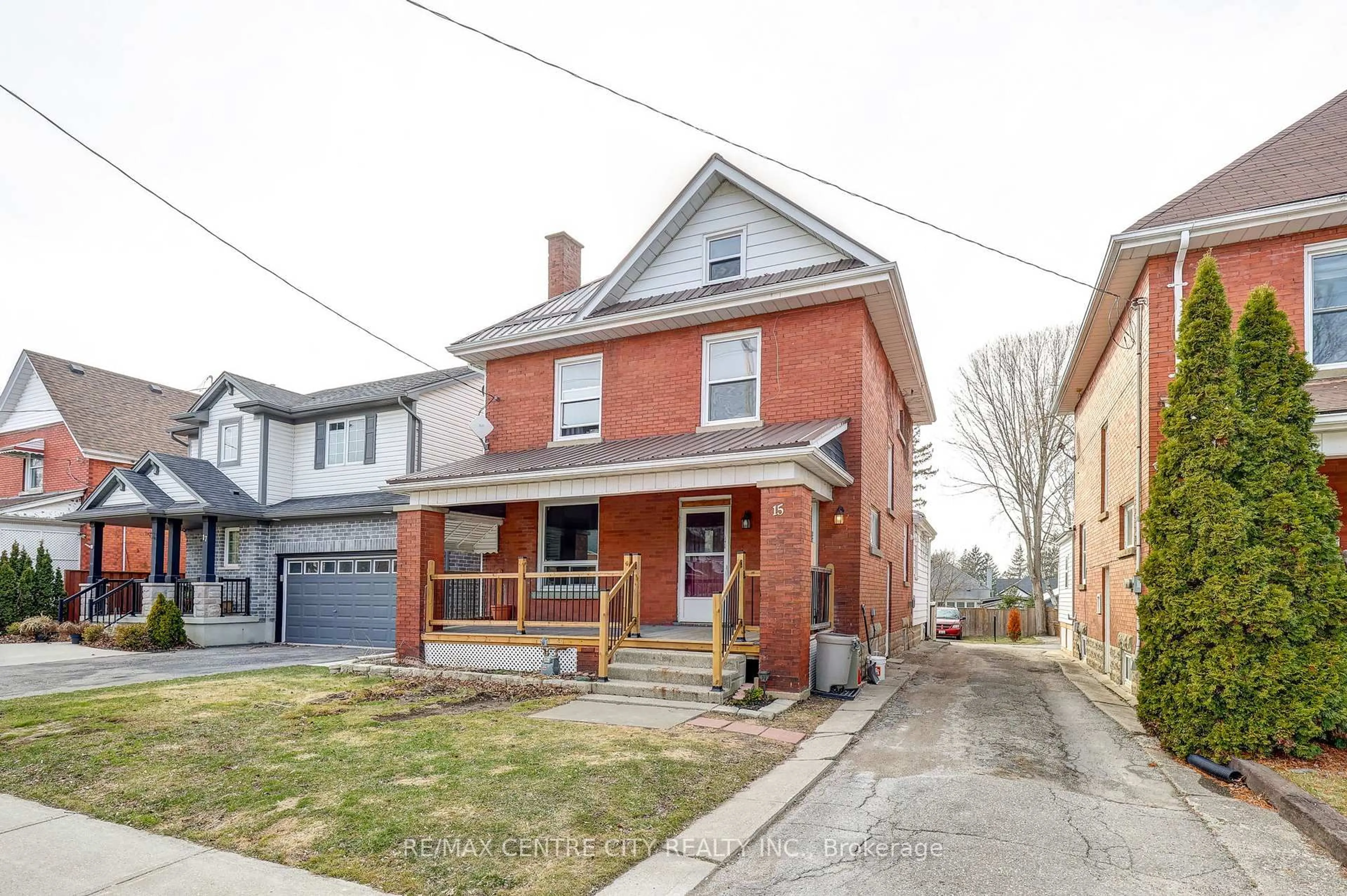 Home with brick exterior material, street for 15 Wilson Ave, St. Thomas Ontario N5R 3P9