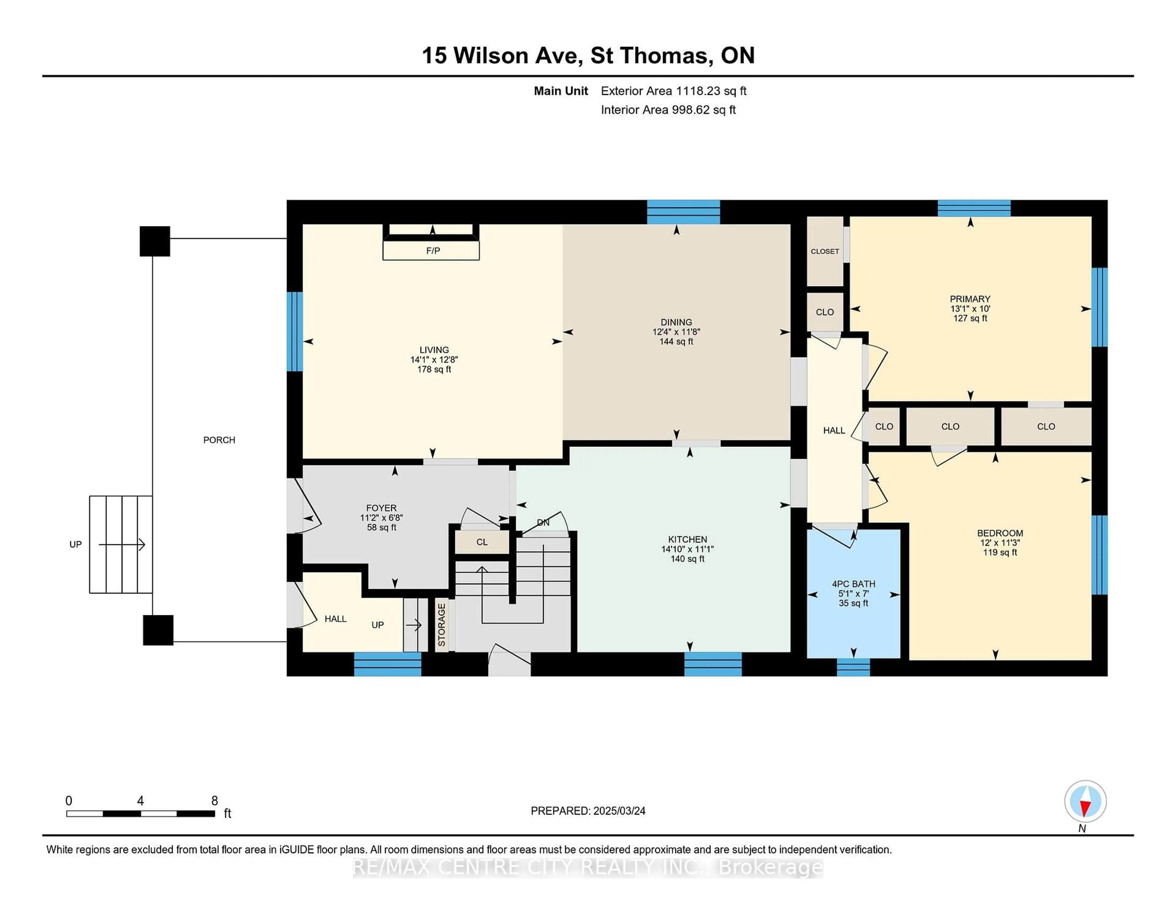 Floor plan for 15 Wilson Ave, St. Thomas Ontario N5R 3P9