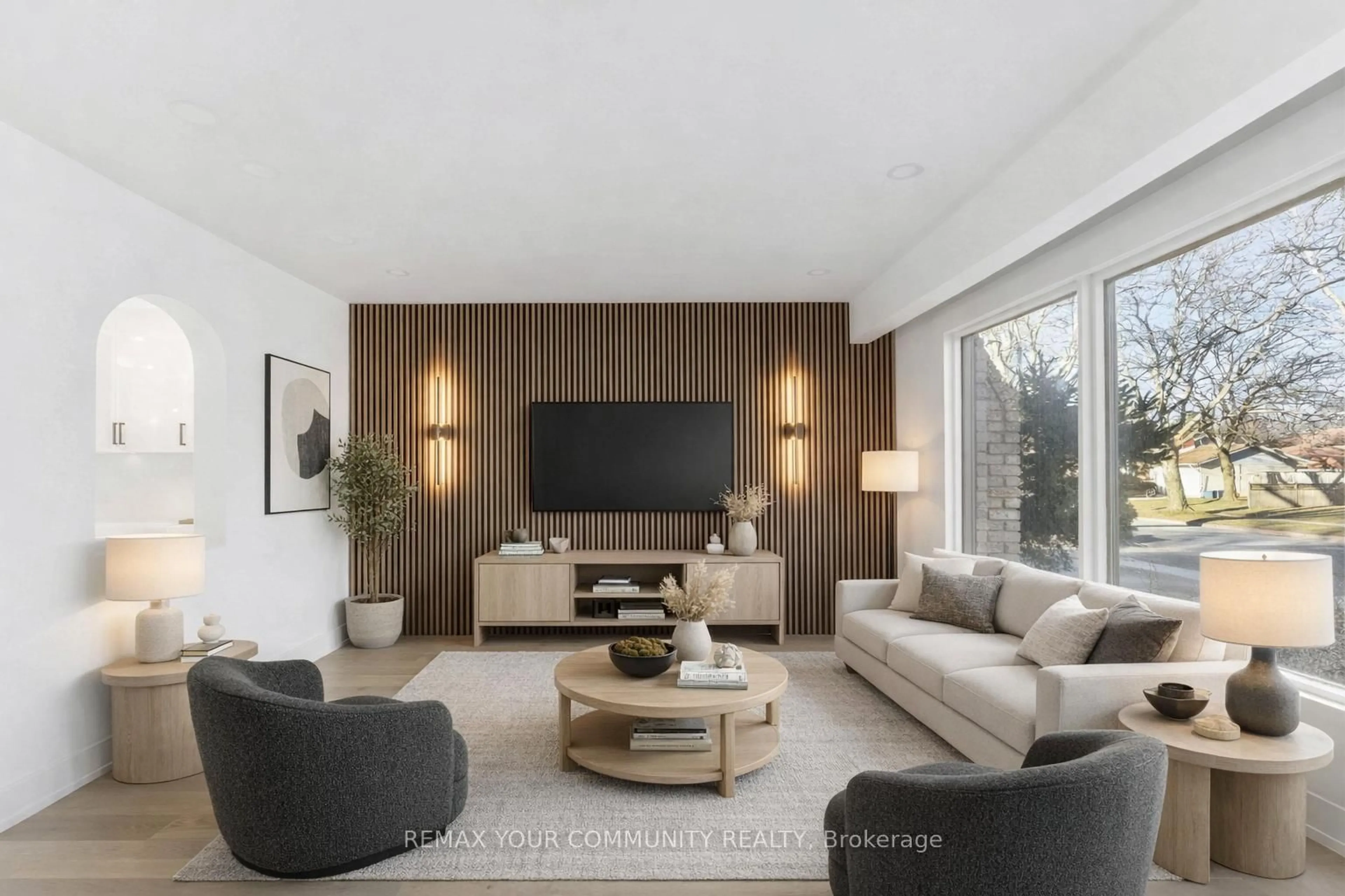 Living room with furniture, unknown for 4363 Meadowvale Dr, Niagara Falls Ontario L2E 5W8