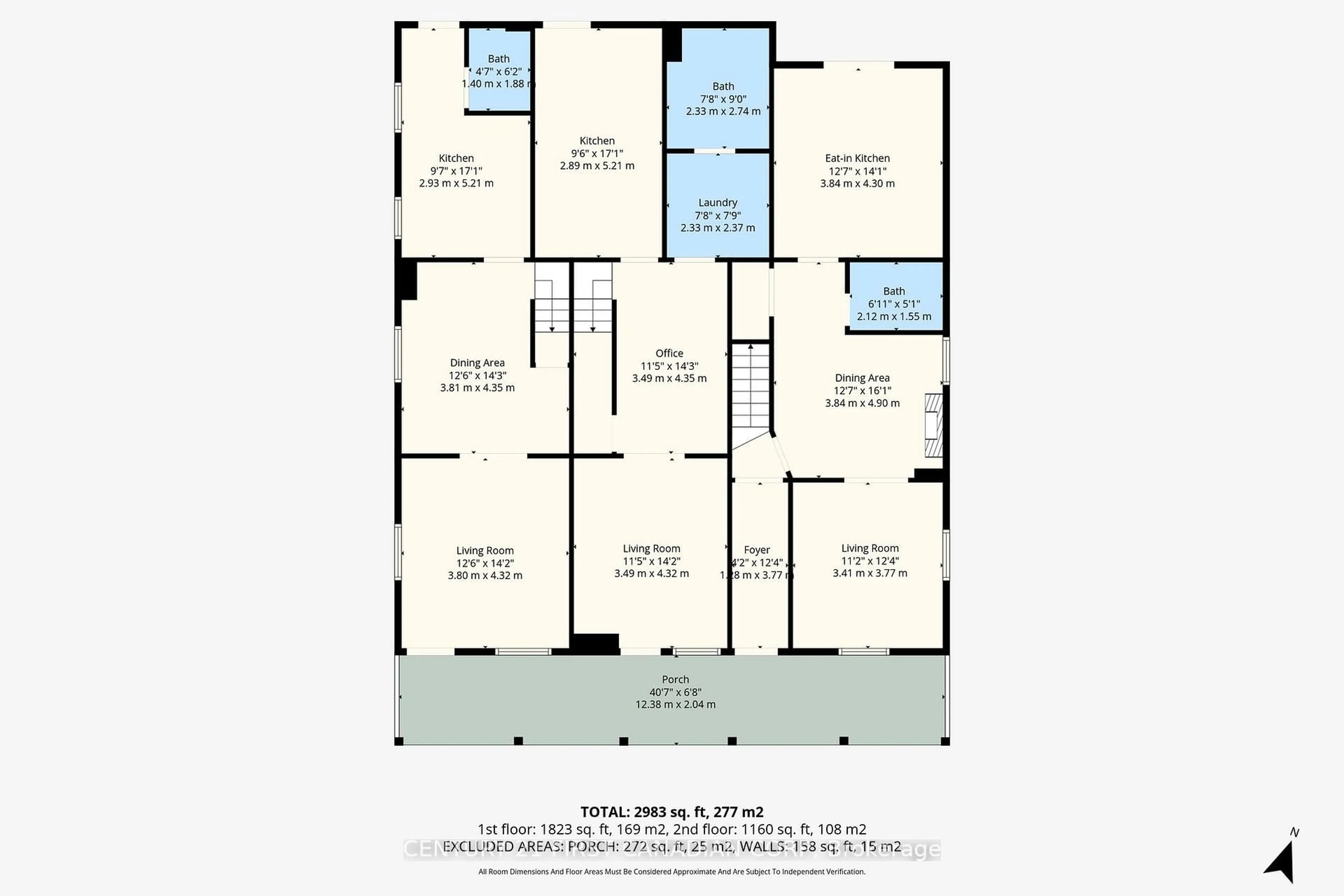 Floor plan for 534 Hill St, London East Ontario N6B 1E7