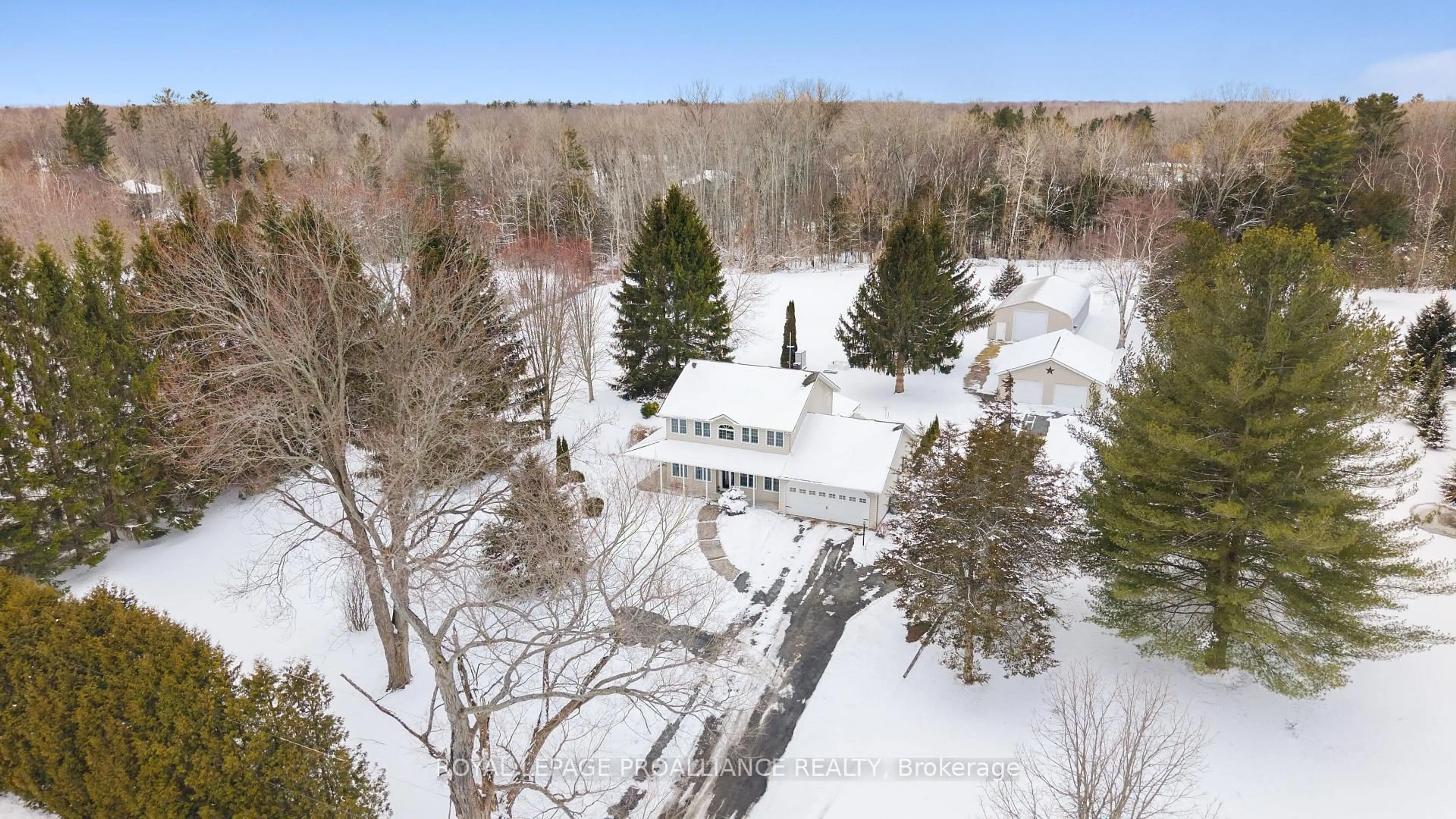 A pic from outside/outdoor area/front of a property/back of a property/a pic from drone, unknown for 143 Taft Rd, Prince Edward County Ontario K0K 1L0