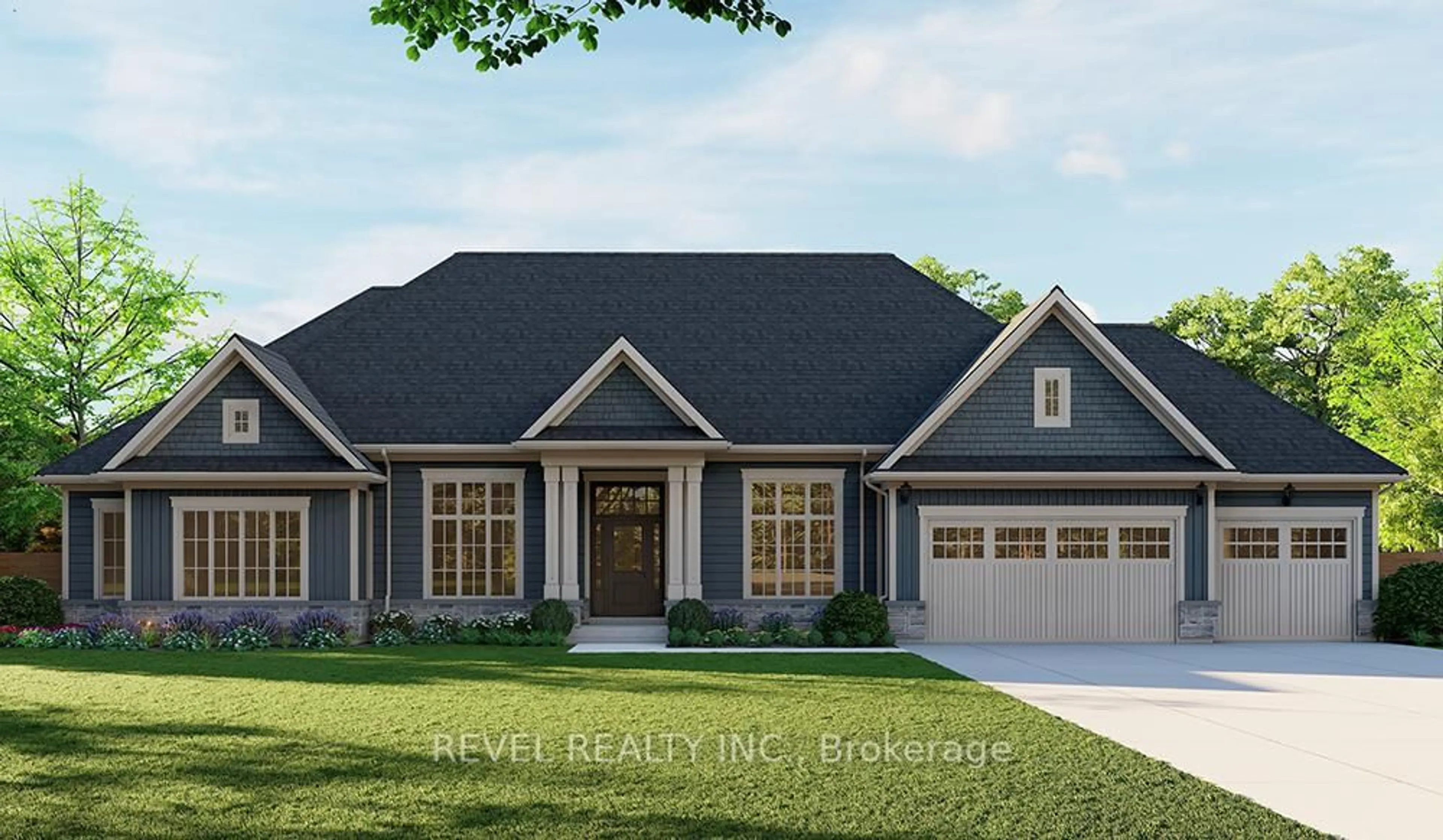 Home with brick exterior material, street for LOT 24 Augustus St, Brant Ontario N0E 1R0