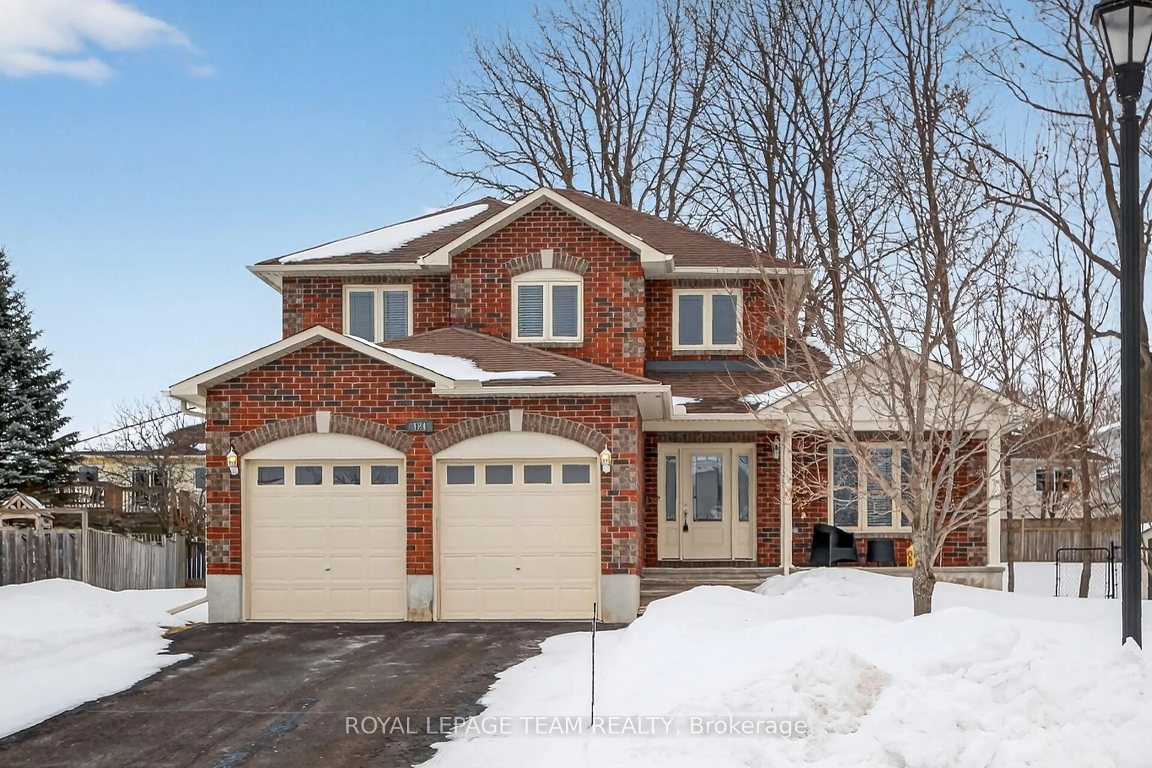 Home with brick exterior material, street for 124 Comba Dr, Carleton Place Ontario K7C 4V2
