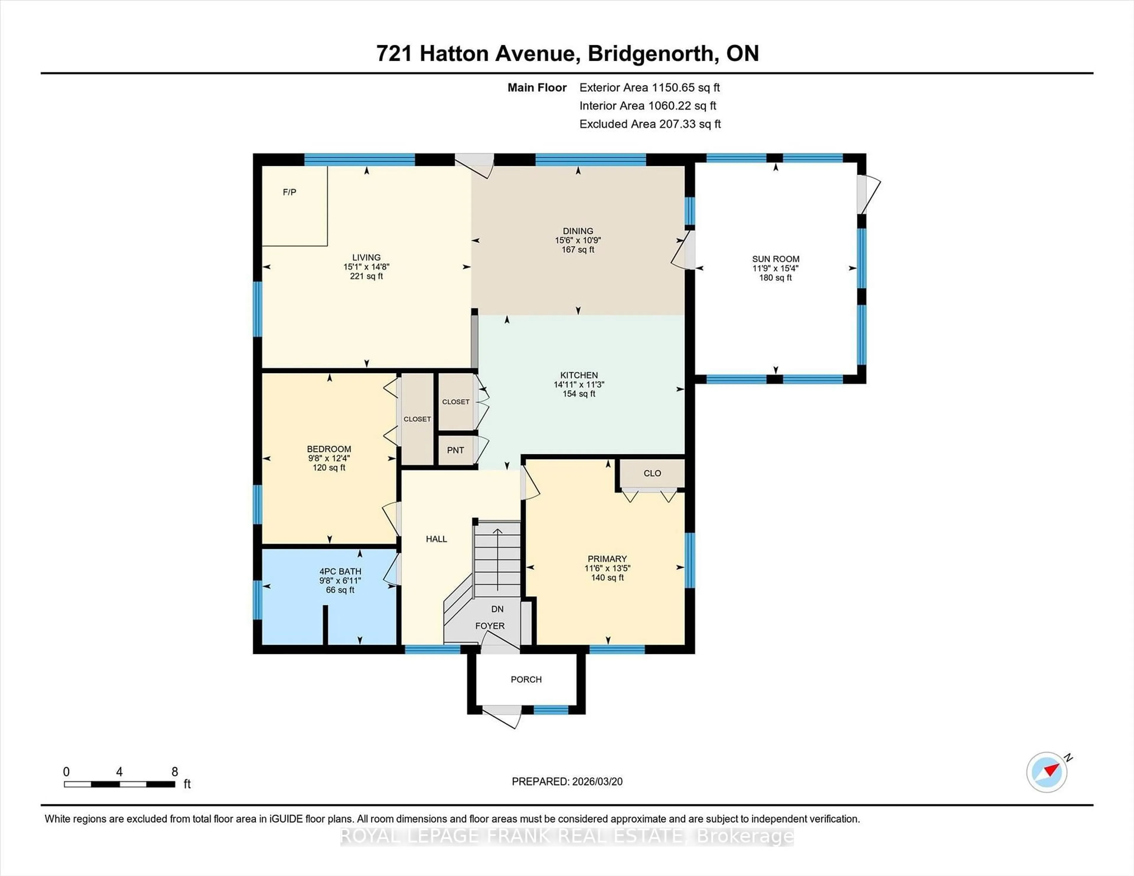 Floor plan for 721 Hatton Ave, Selwyn Ontario K0L 1H0