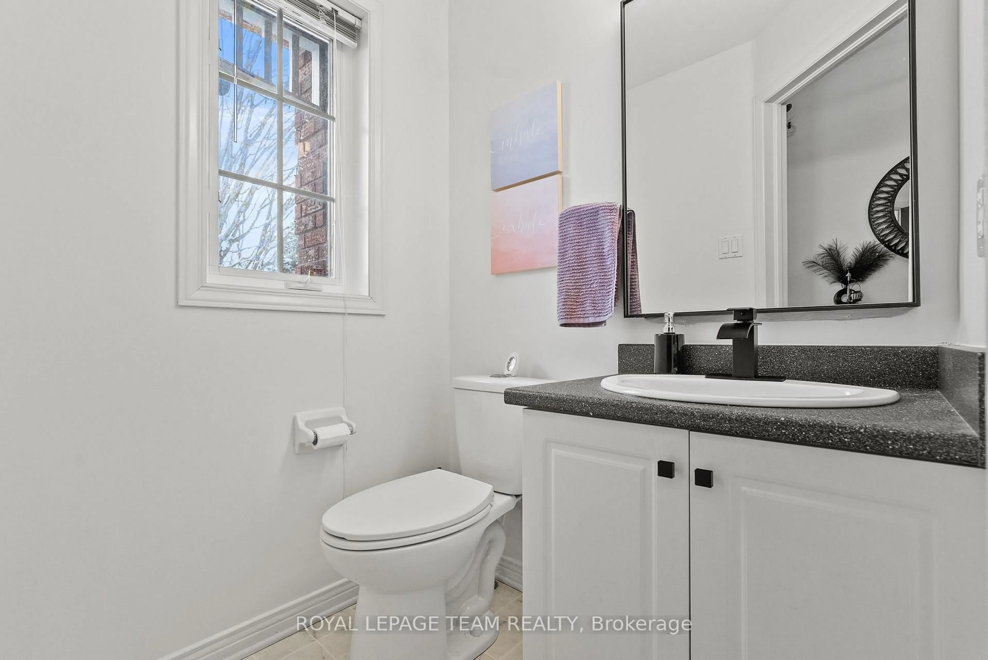 Standard bathroom, ceramic/tile floor for 5 Milner Downs Cres, Ottawa Ontario K2M 2S6