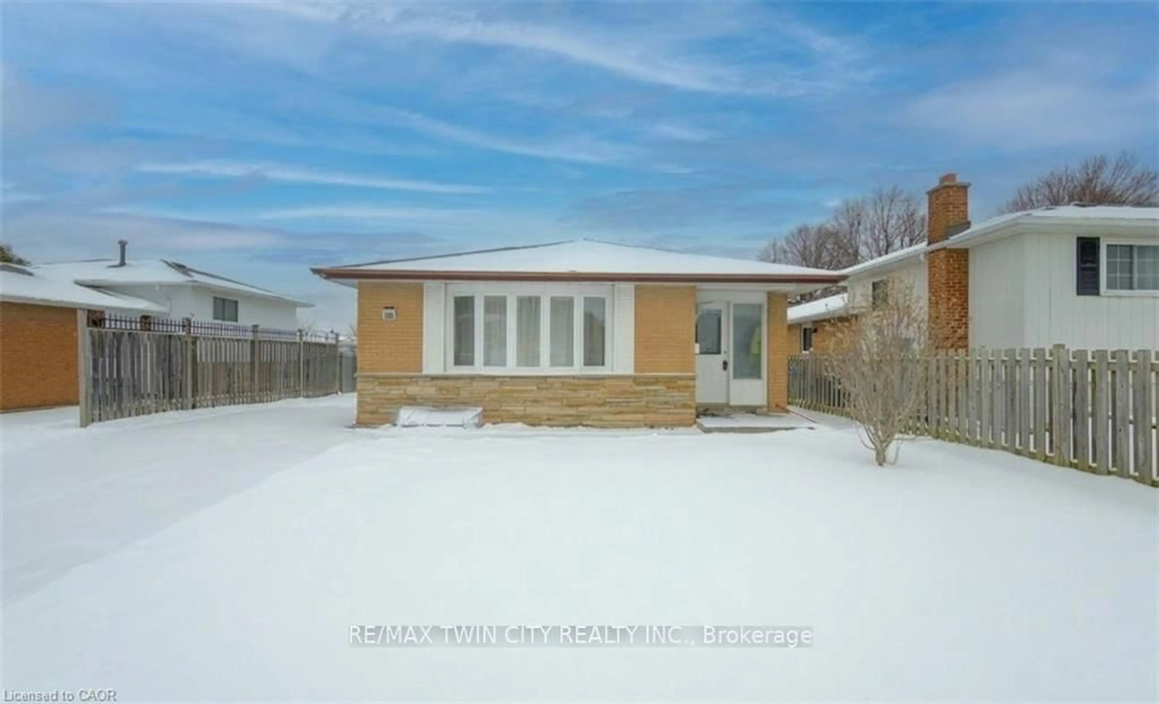 Home with brick exterior material, street for 110 HAZELGLEN Dr, Kitchener Ontario N2M 2E5