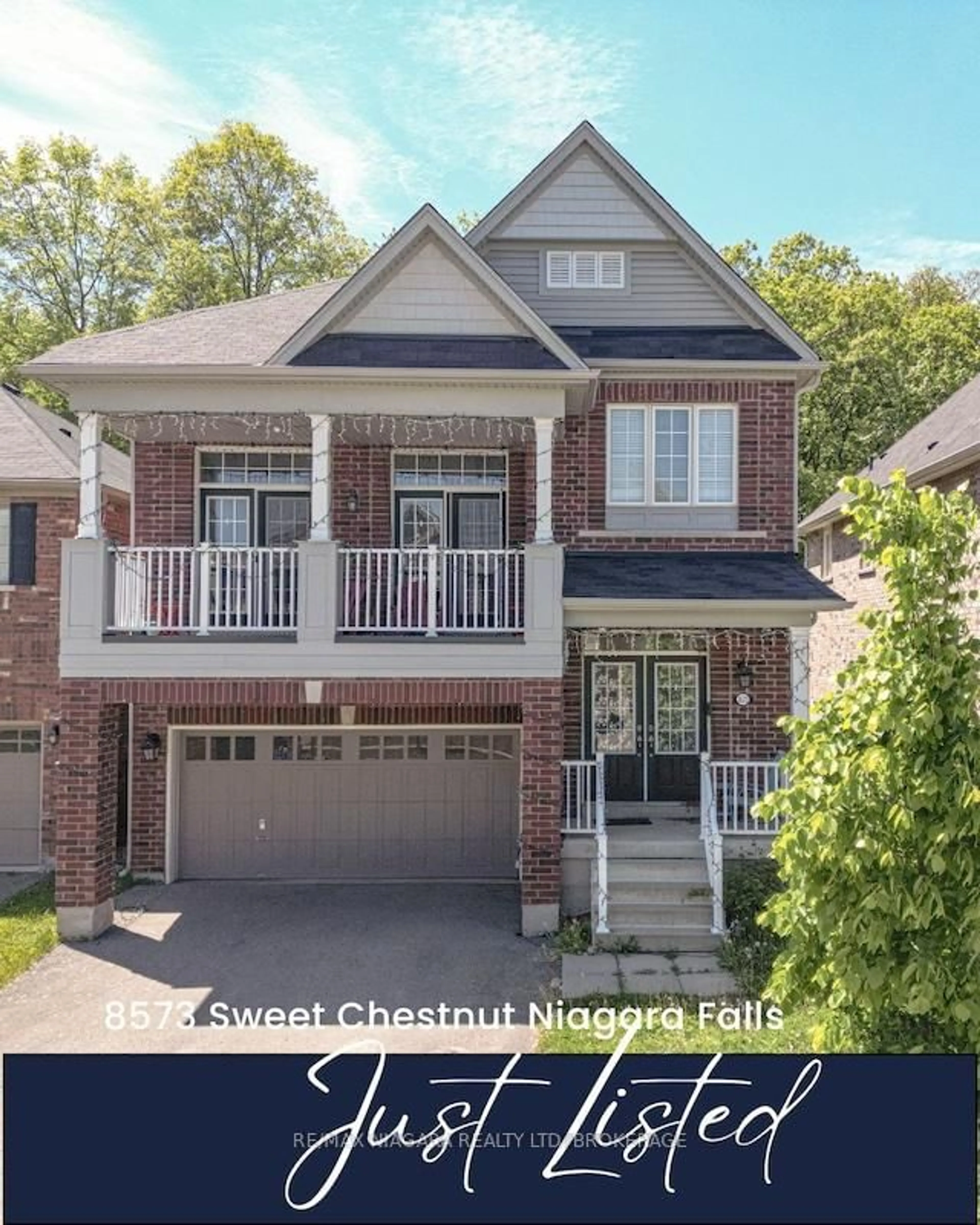 Home with brick exterior material, street for 8573 Sweet Chestnut Dr, Niagara Falls Ontario L2H 0N1