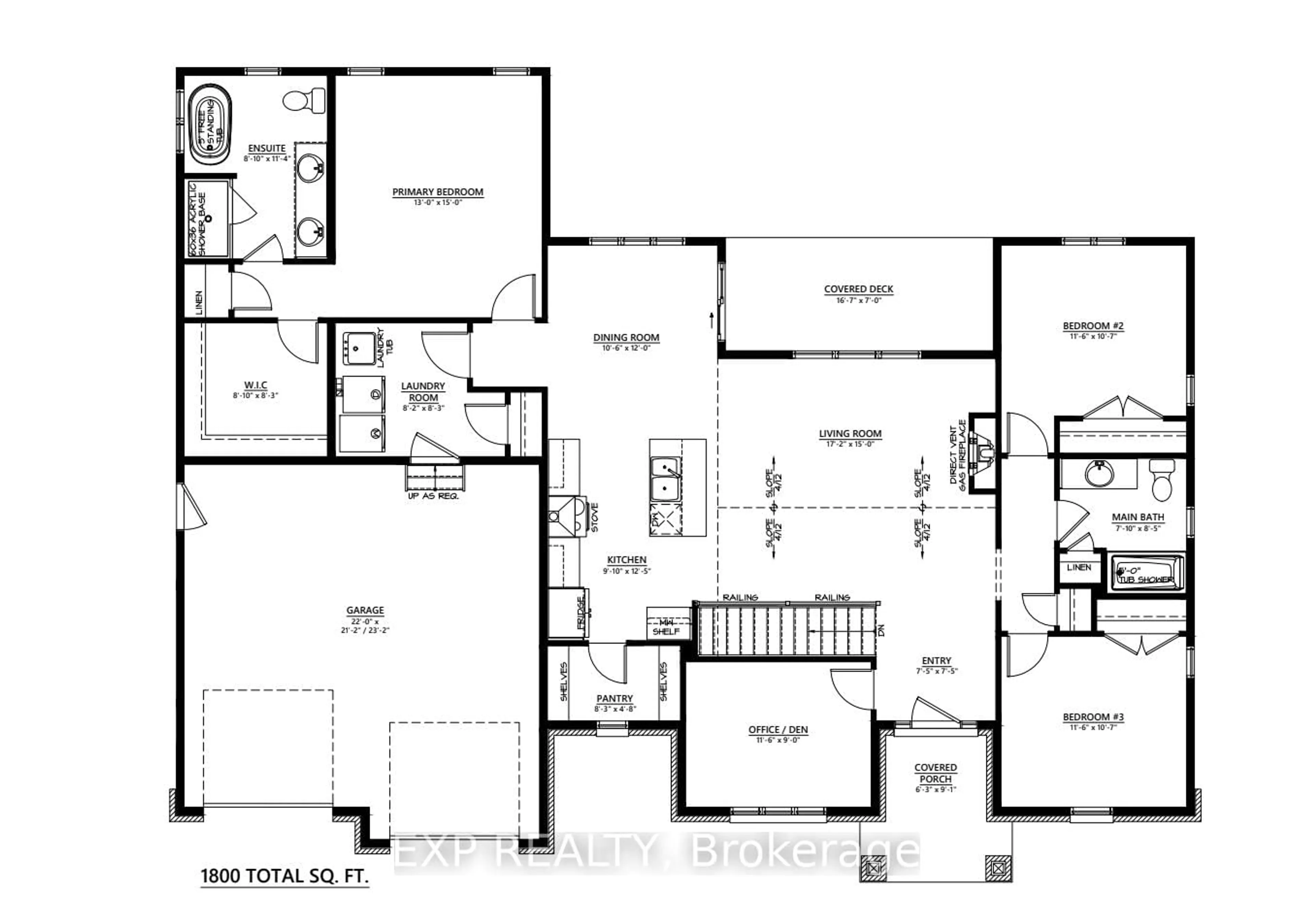 Floor plan for 229 Trudeau Cres, Russell Ontario K4R 1E5