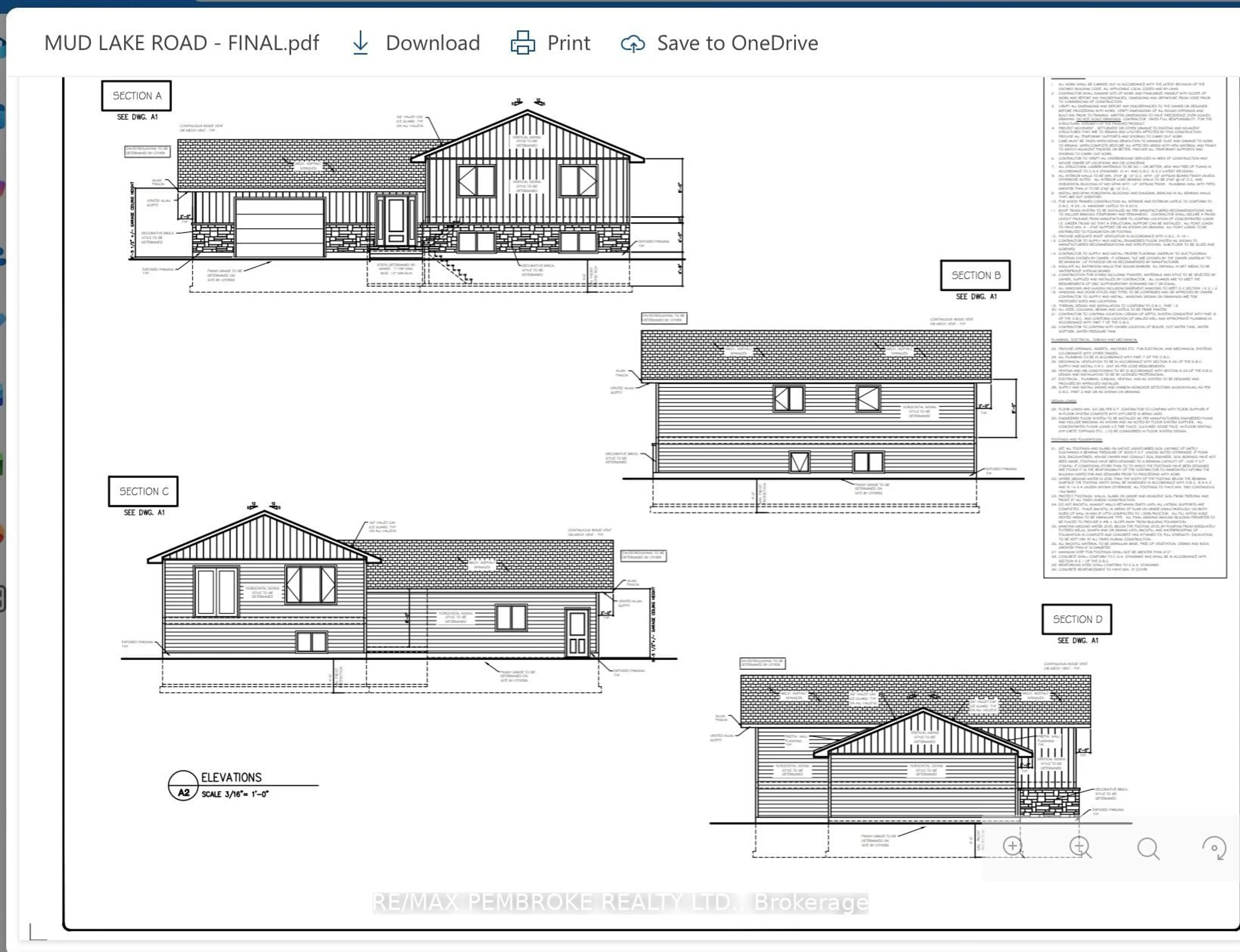 Floor plan for 1744 Westmeath Rd, Westmeath Ontario K0J 2L0