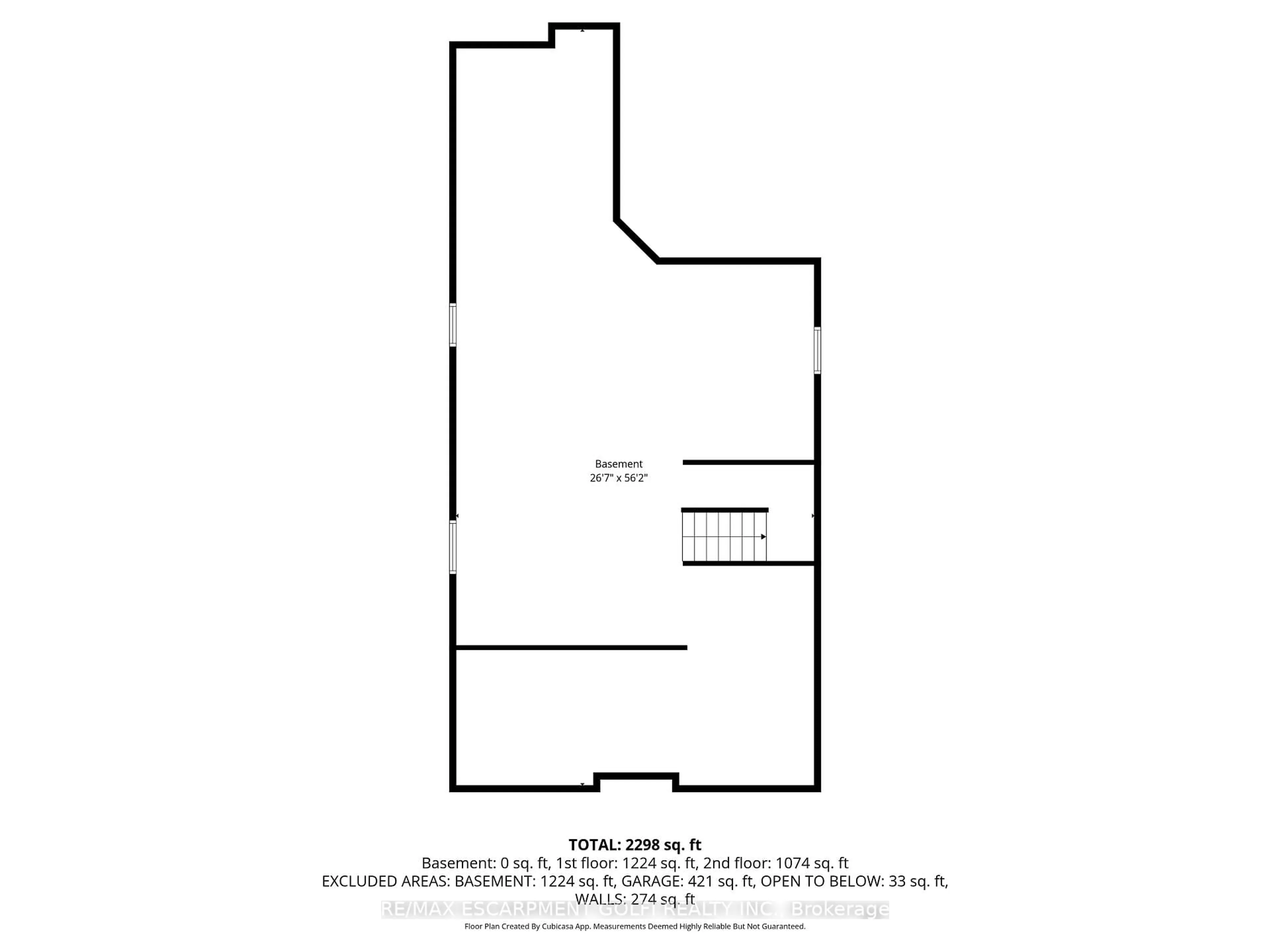 Floor plan for 310 Main St, Grimsby Ontario L3M 1S6