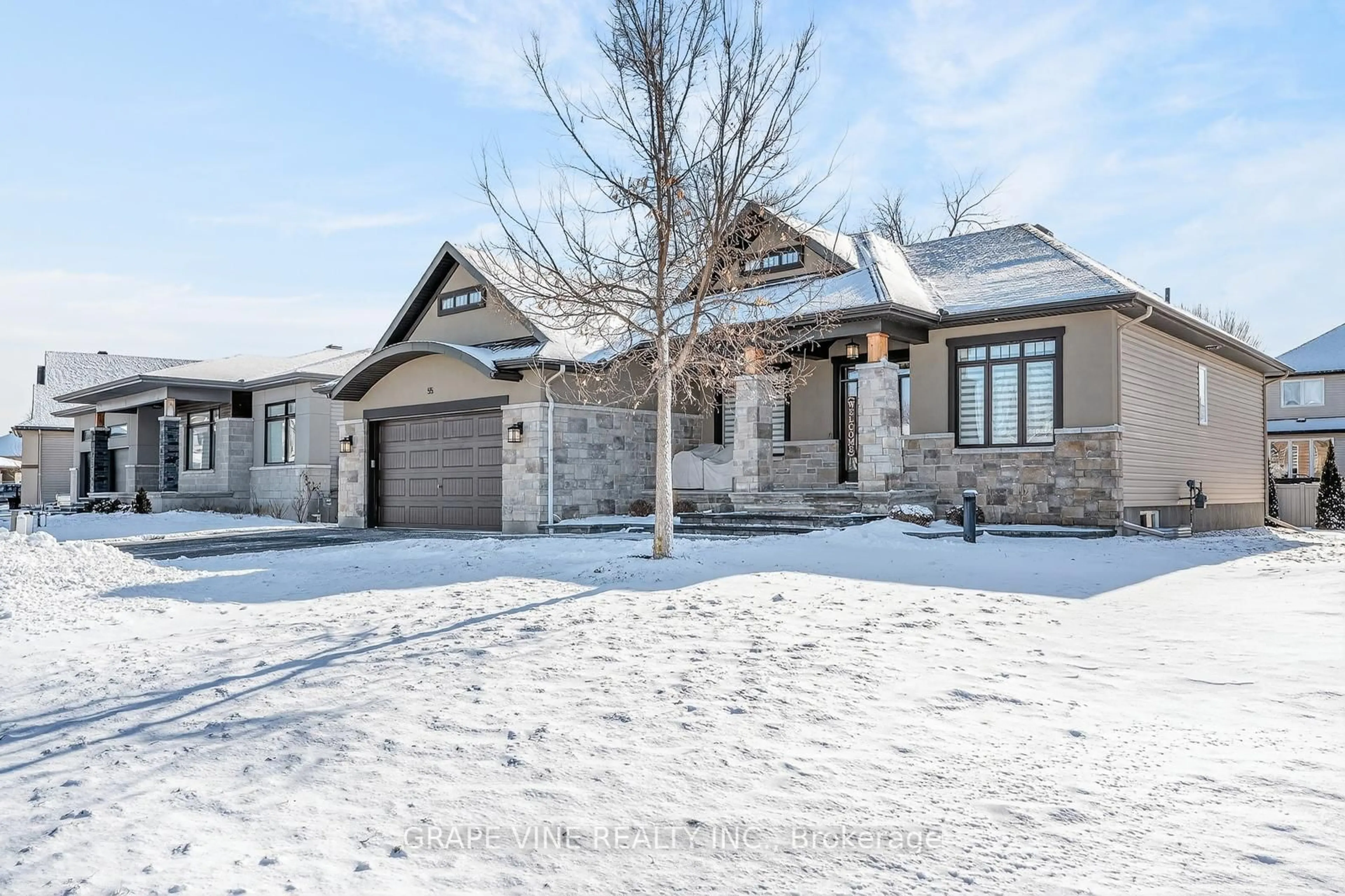 Home with brick exterior material, street for 55 Dr Neelin Dr, Richmond Ontario K0A 2Z0