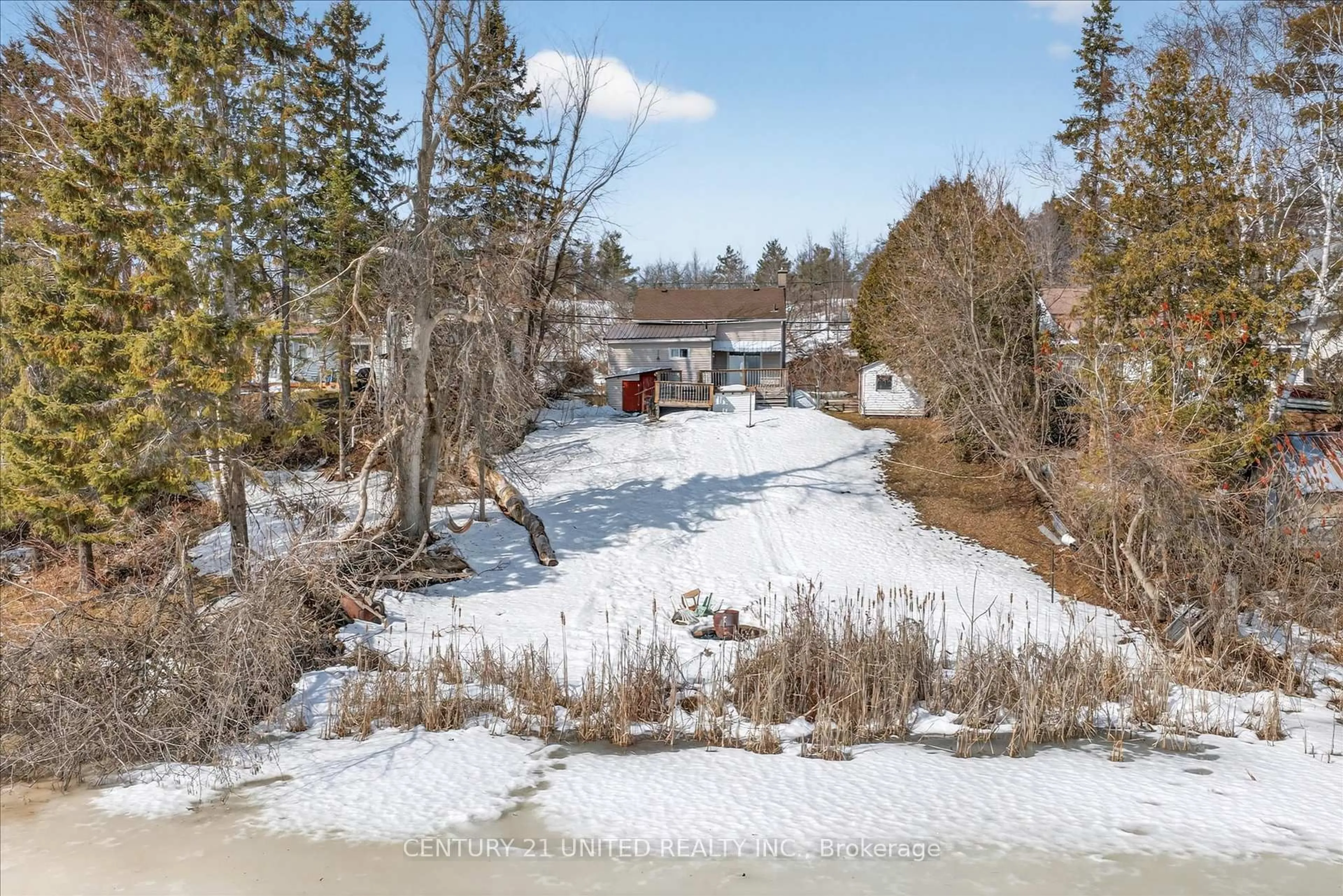 A pic from outside/outdoor area/front of a property/back of a property/a pic from drone, water/lake/river/ocean view for 4401 7 Highway, Asphodel-Norwood Ontario K0L 2V0