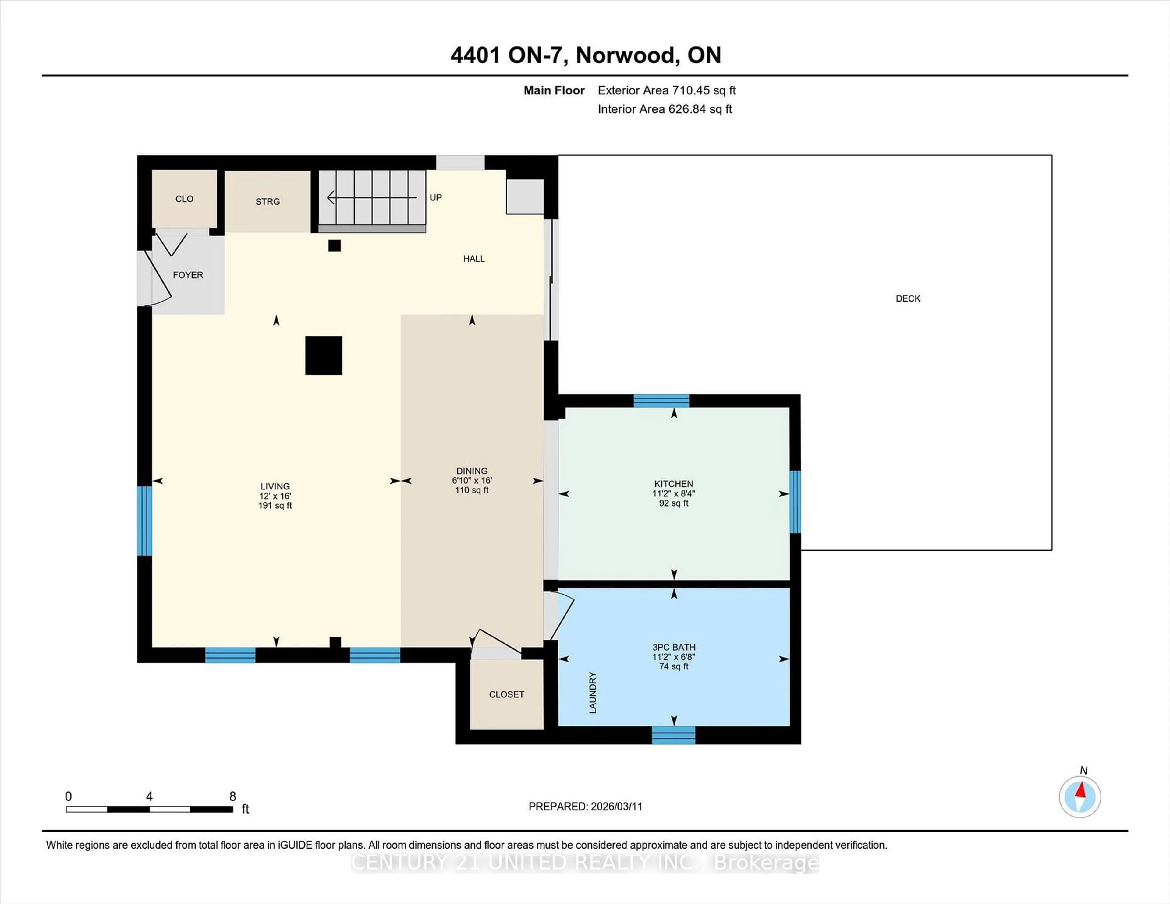 Floor plan for 4401 7 Highway, Asphodel-Norwood Ontario K0L 2V0