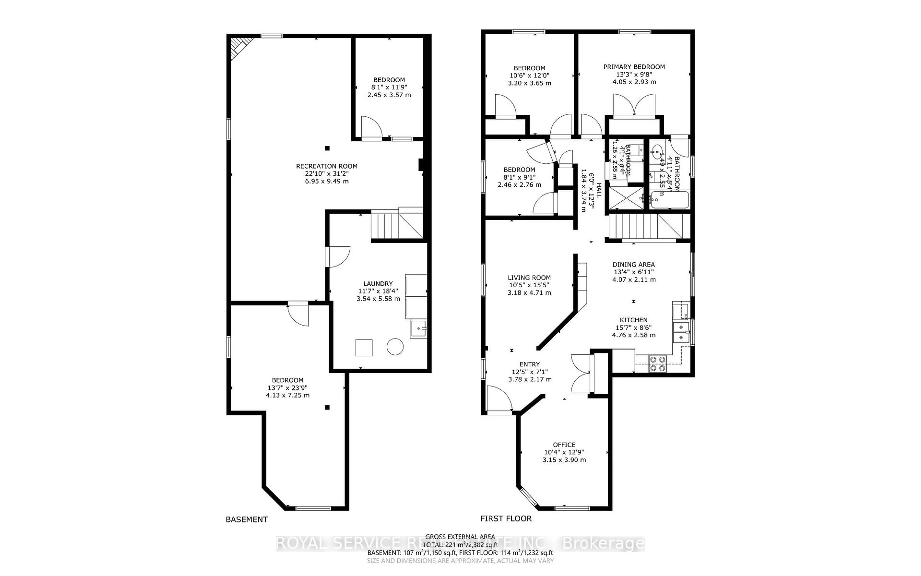 Floor plan for 755 Greer Cres, Cobourg Ontario K9A 5N7