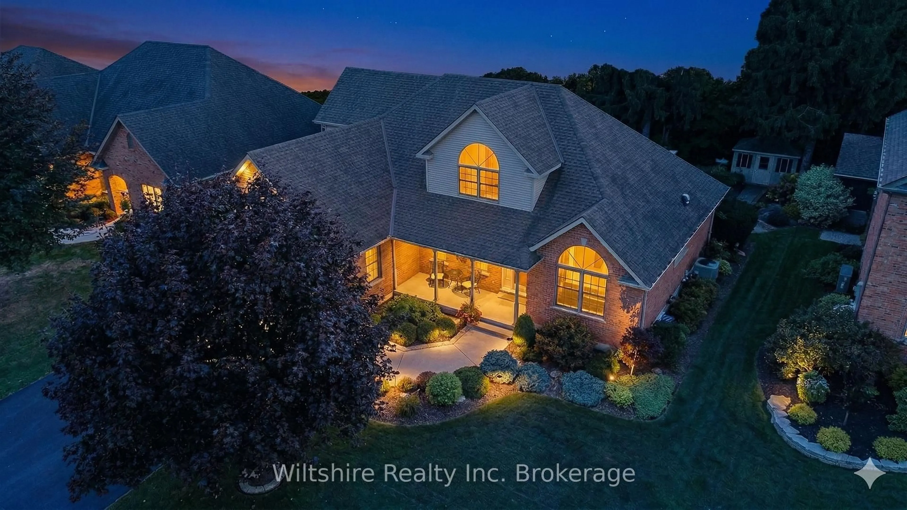 A pic from outside/outdoor area/front of a property/back of a property/a pic from drone, unknown for 5 Whispering Pine Lane, Tillsonburg Ontario N4G 5V4