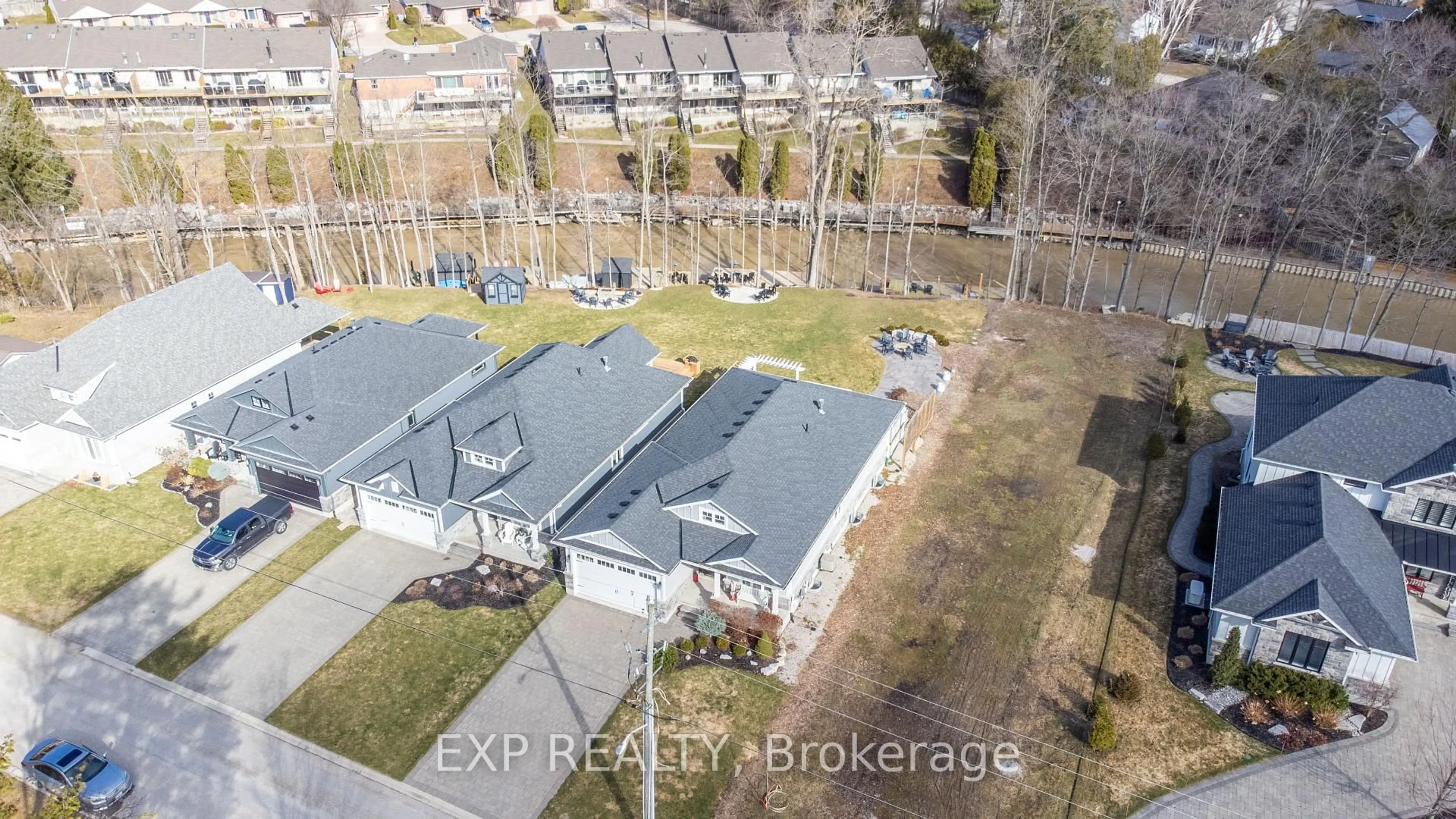 A pic from outside/outdoor area/front of a property/back of a property/a pic from drone, street for 89 Gill Rd, Lambton Shores Ontario N0M 1T0