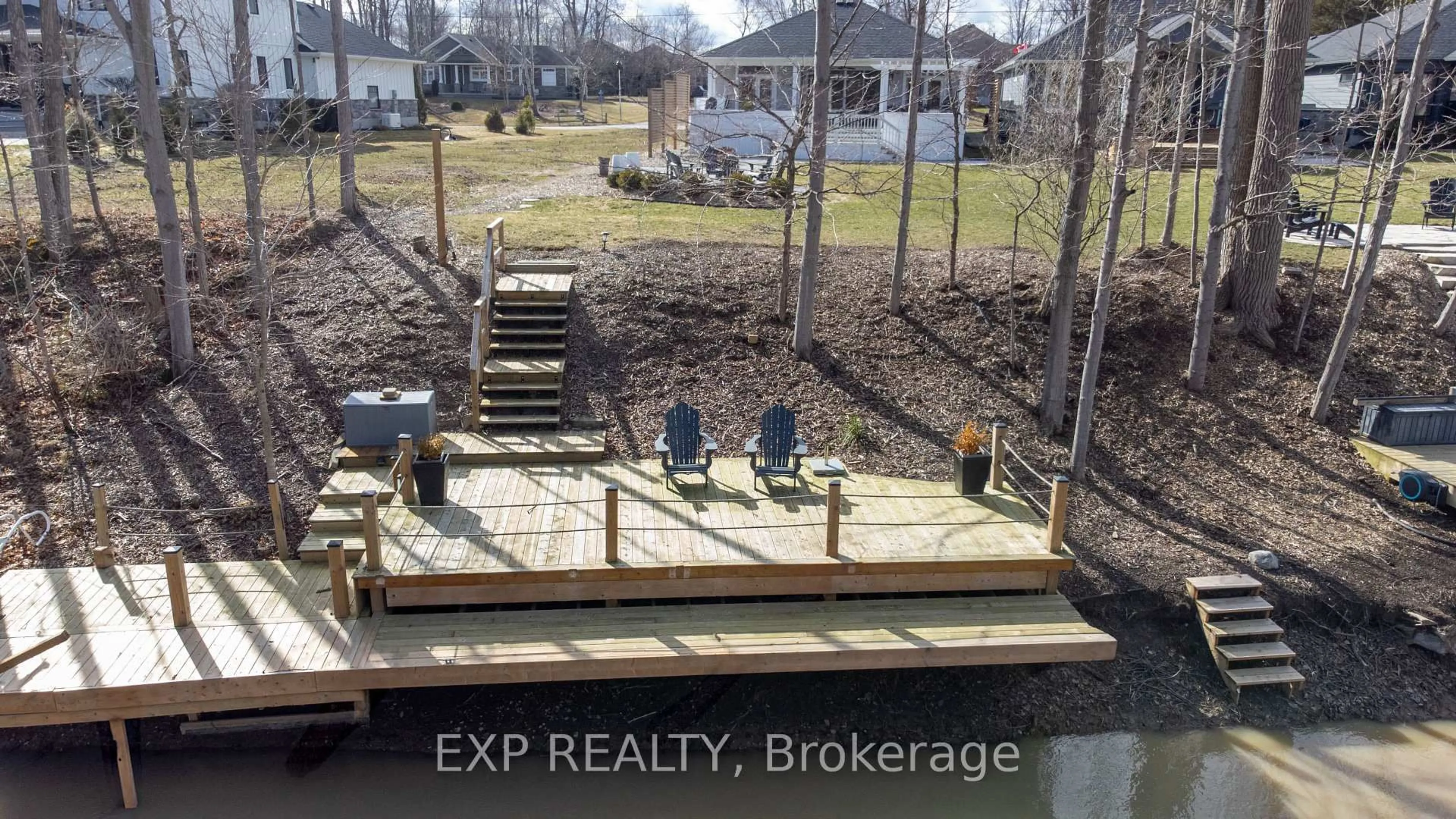 A pic from outside/outdoor area/front of a property/back of a property/a pic from drone, water/lake/river/ocean view for 89 Gill Rd, Lambton Shores Ontario N0M 1T0