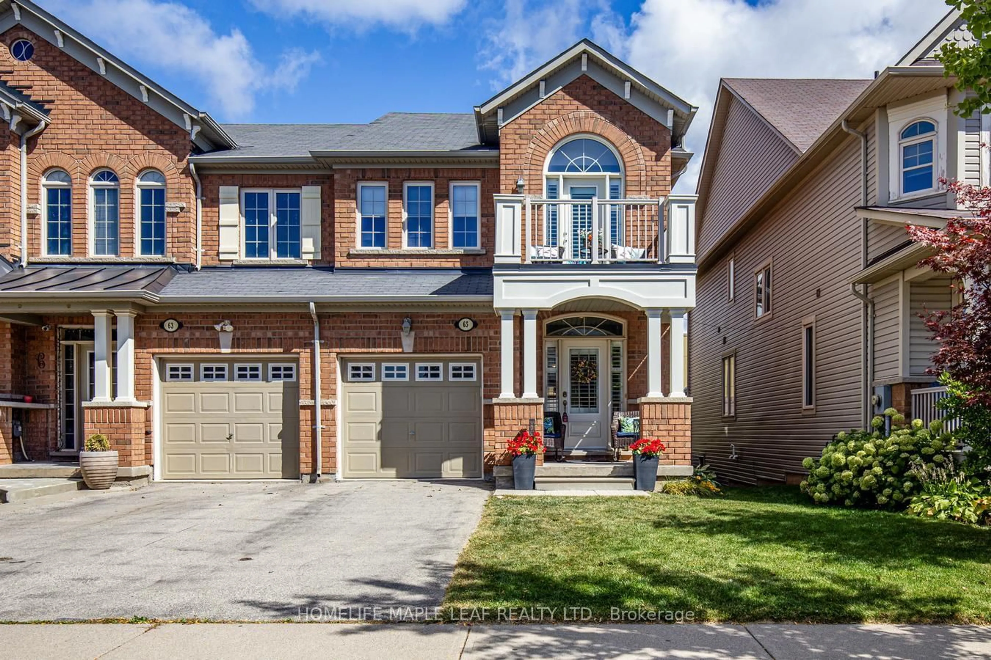 Home with brick exterior material, street for 65 Cathedral Crt, Hamilton Ontario L8B 0S1