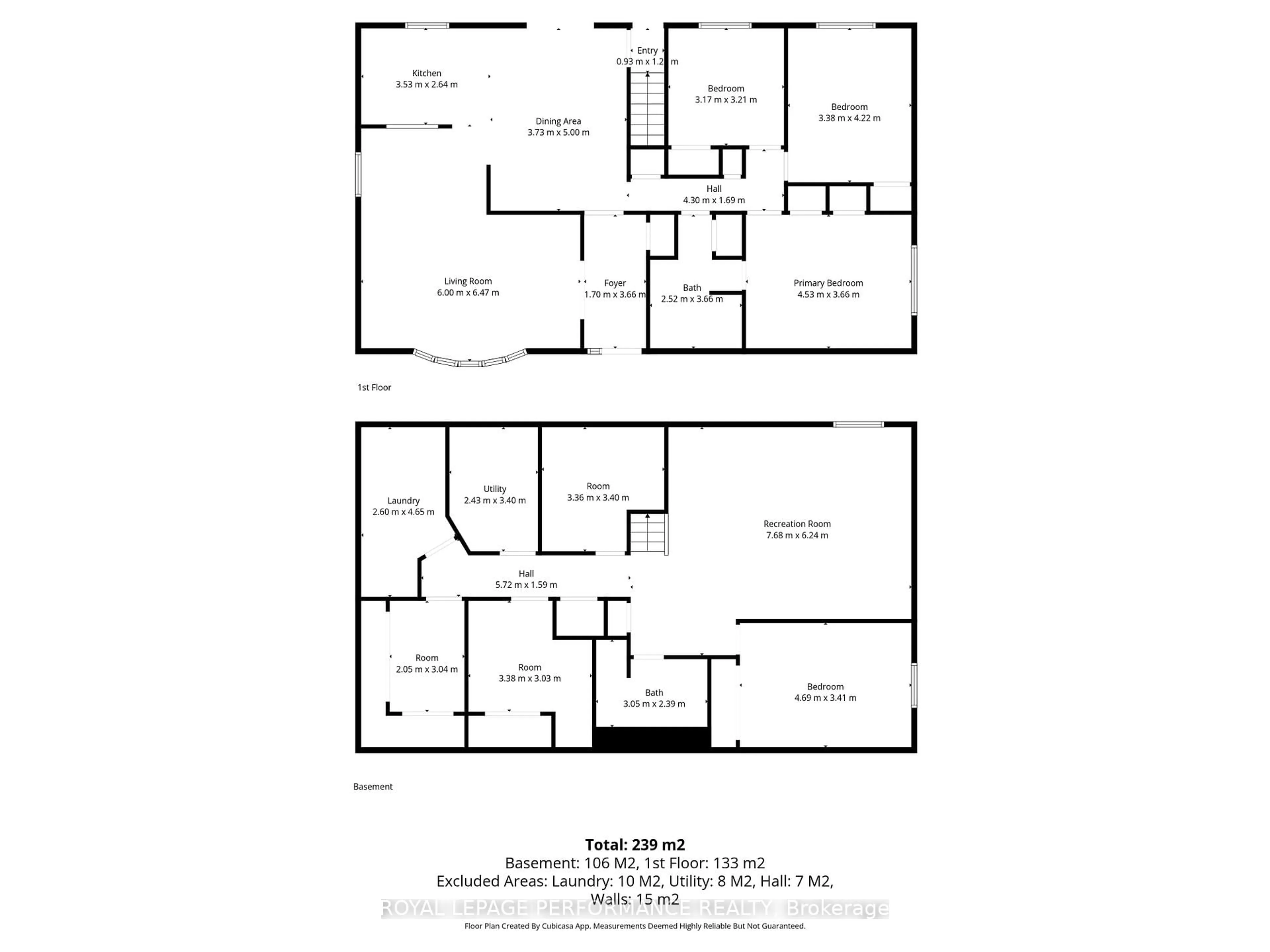 Floor plan for 62 Bearbrook Rd, Ottawa Ontario K1B 3E2