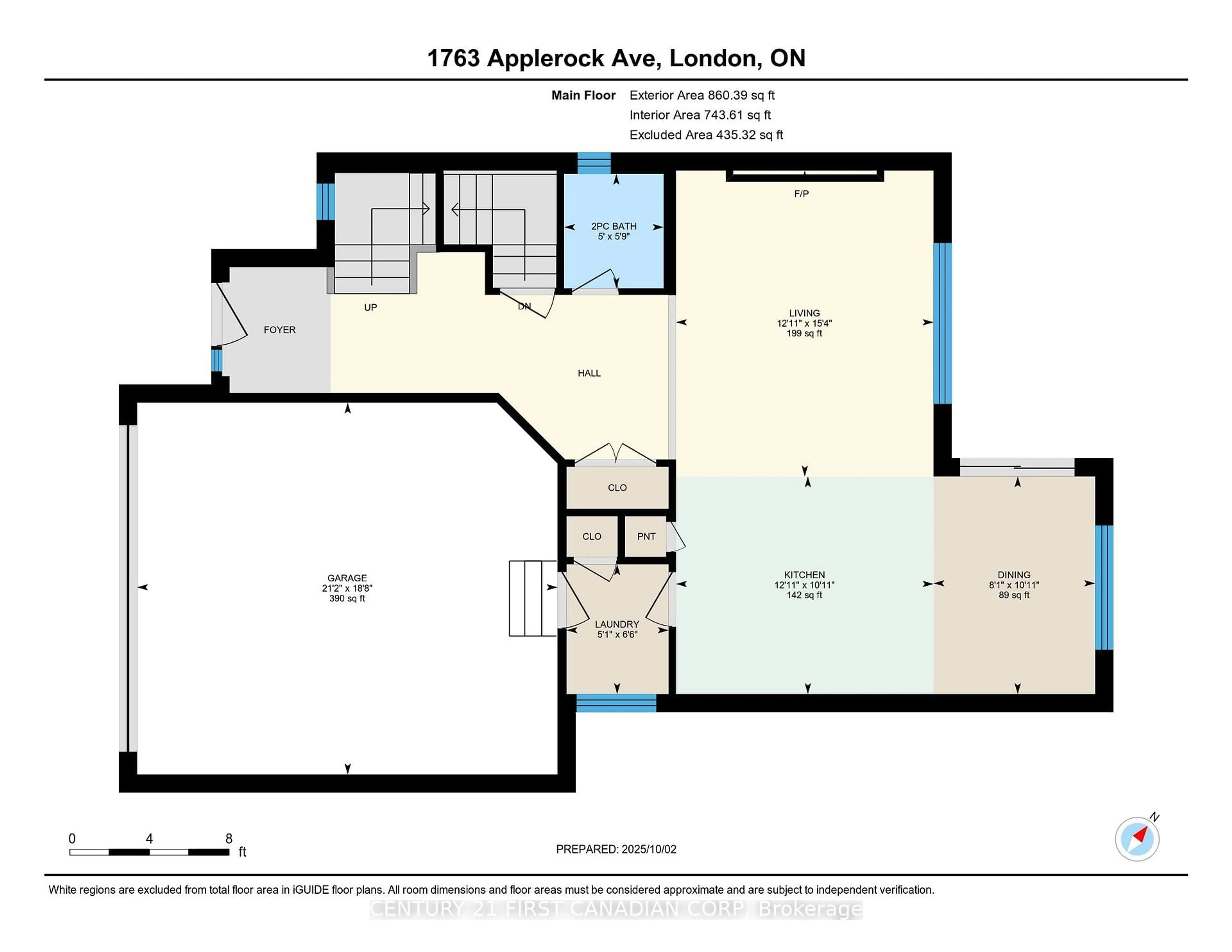 Floor plan for 1763 Applerock Ave, London North Ontario N6G 0X7