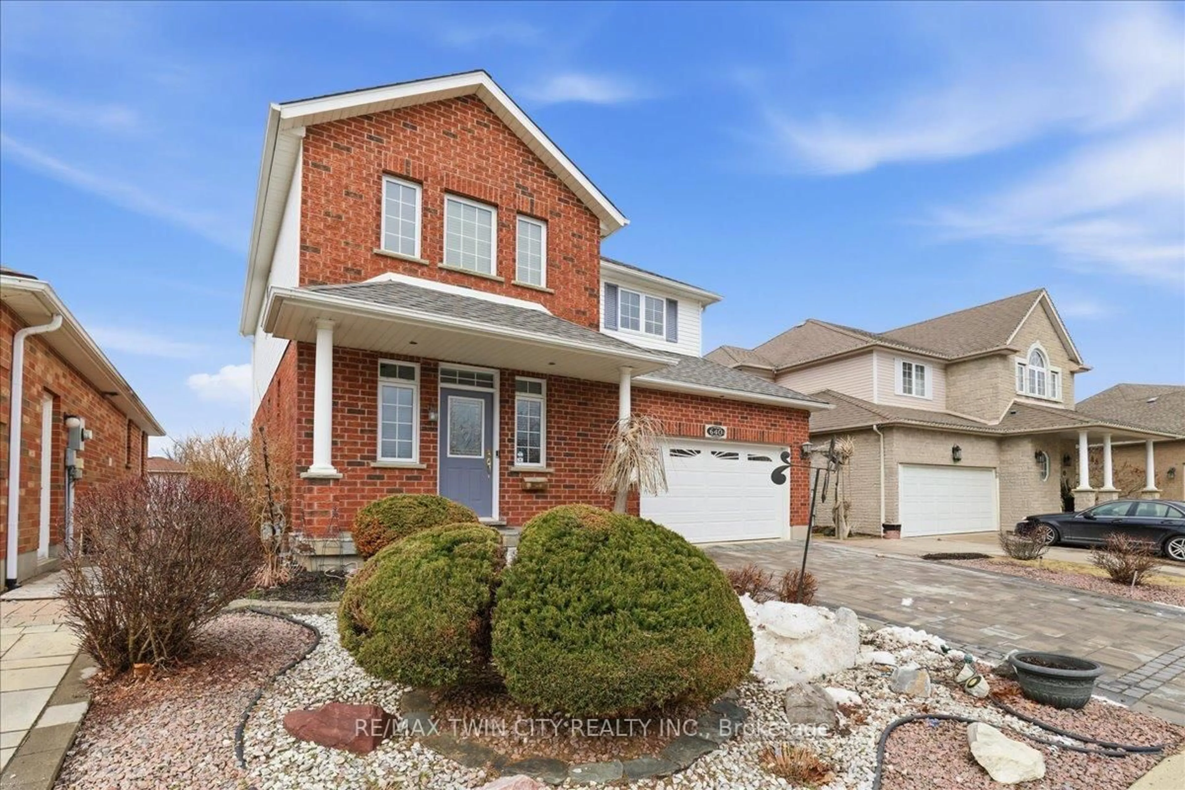 Home with brick exterior material, street for 640 Munich Circ, Waterloo Ontario N2V 2L6