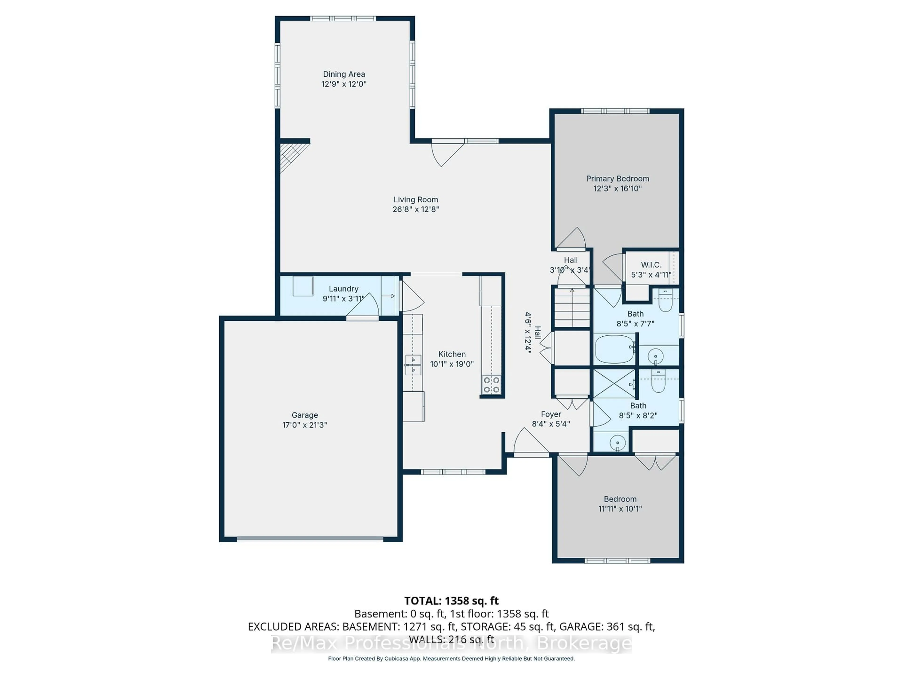 Floor plan for 111 Pineridge Gate, Gravenhurst Ontario P1P 1Z2
