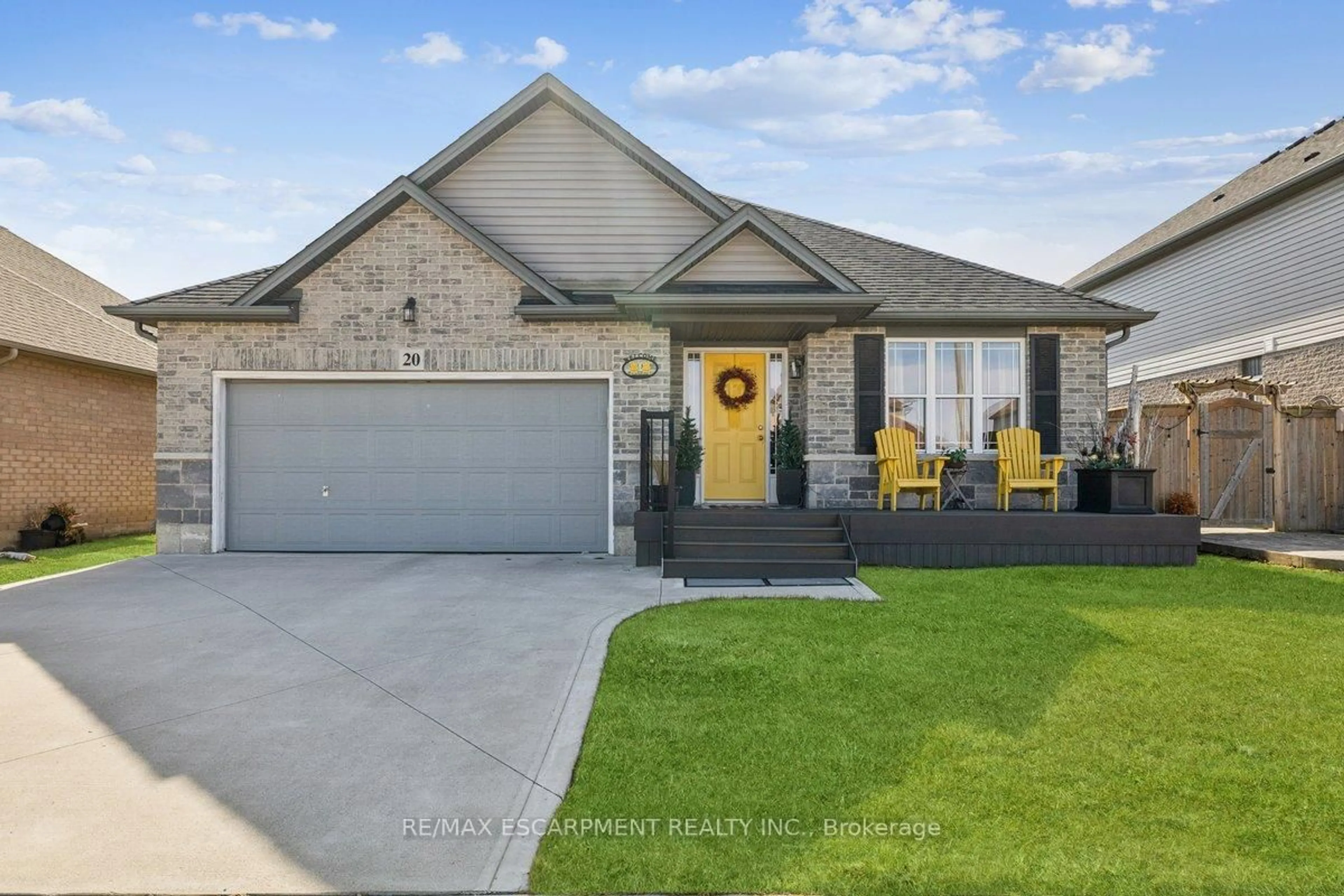 Home with brick exterior material, street for 20 Hudson Dr, Haldimand Ontario N0A 1E0