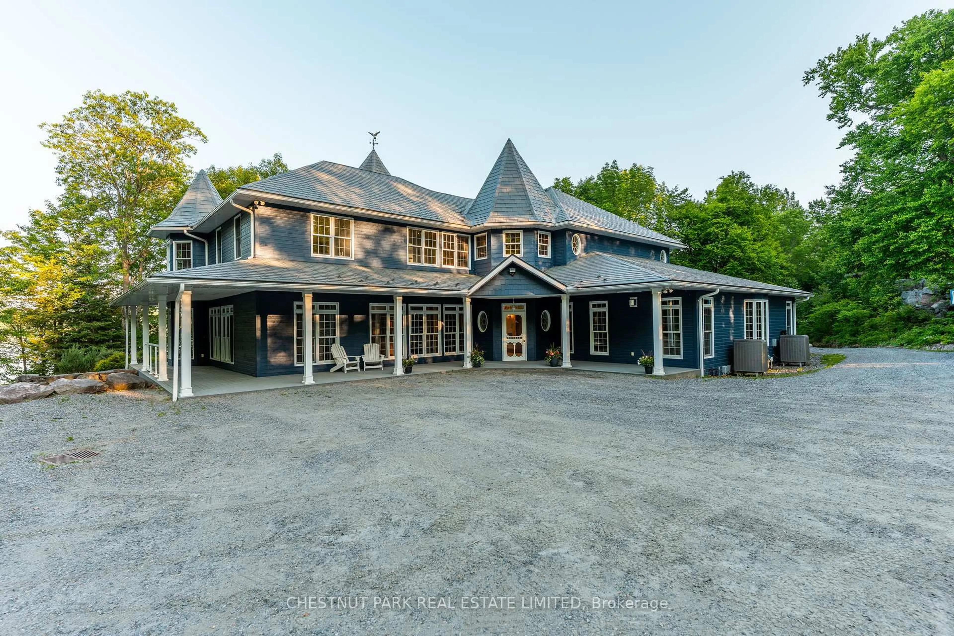 A pic from outside/outdoor area/front of a property/back of a property/a pic from drone, unknown for 1141 & 1123 Nu-Ne Lane, Algonquin Highlands Ontario K0M 1S0