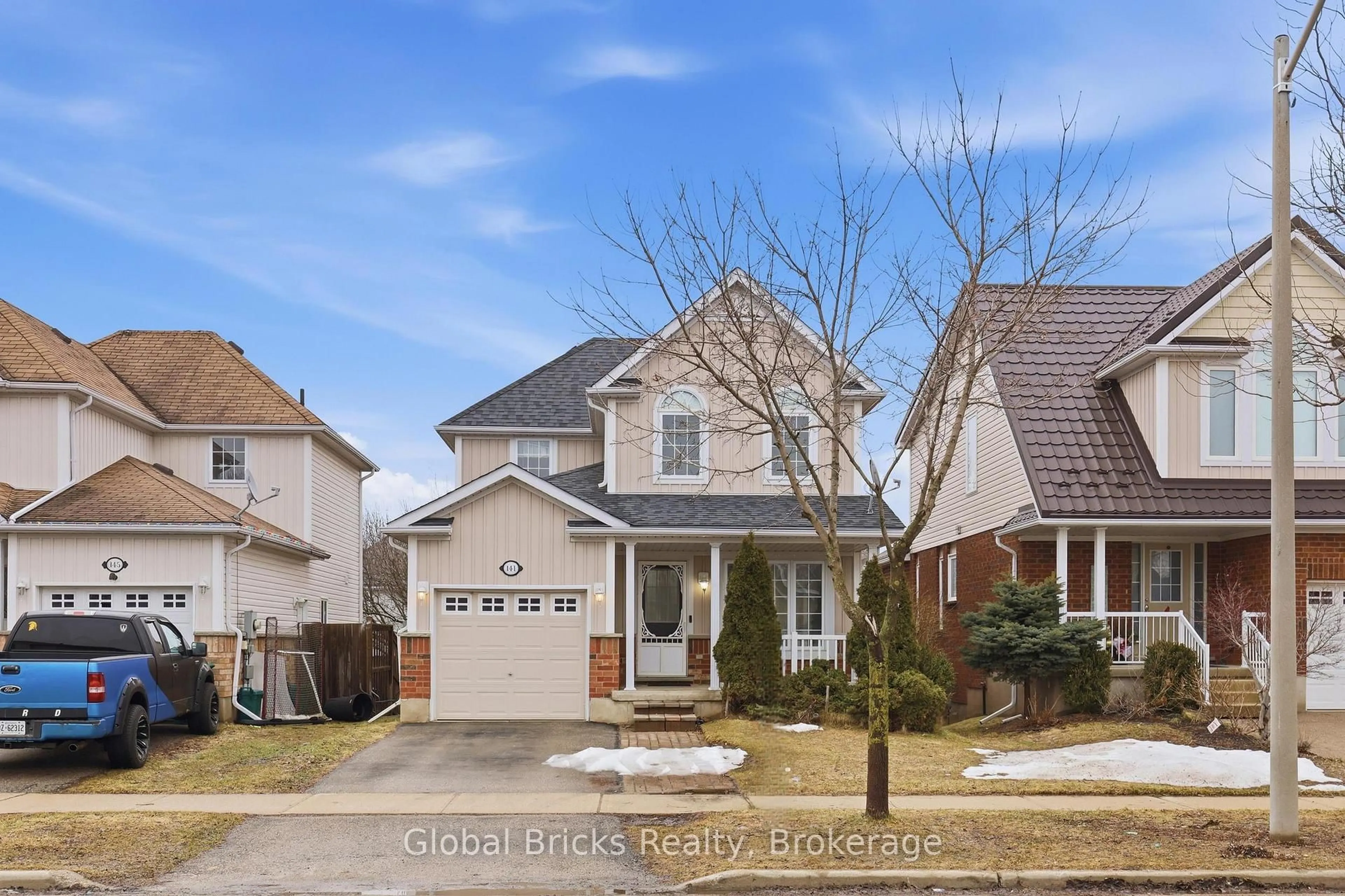 Home with brick exterior material, street for 141 Killdeer Rd, Woolwich Ontario N3B 3N1