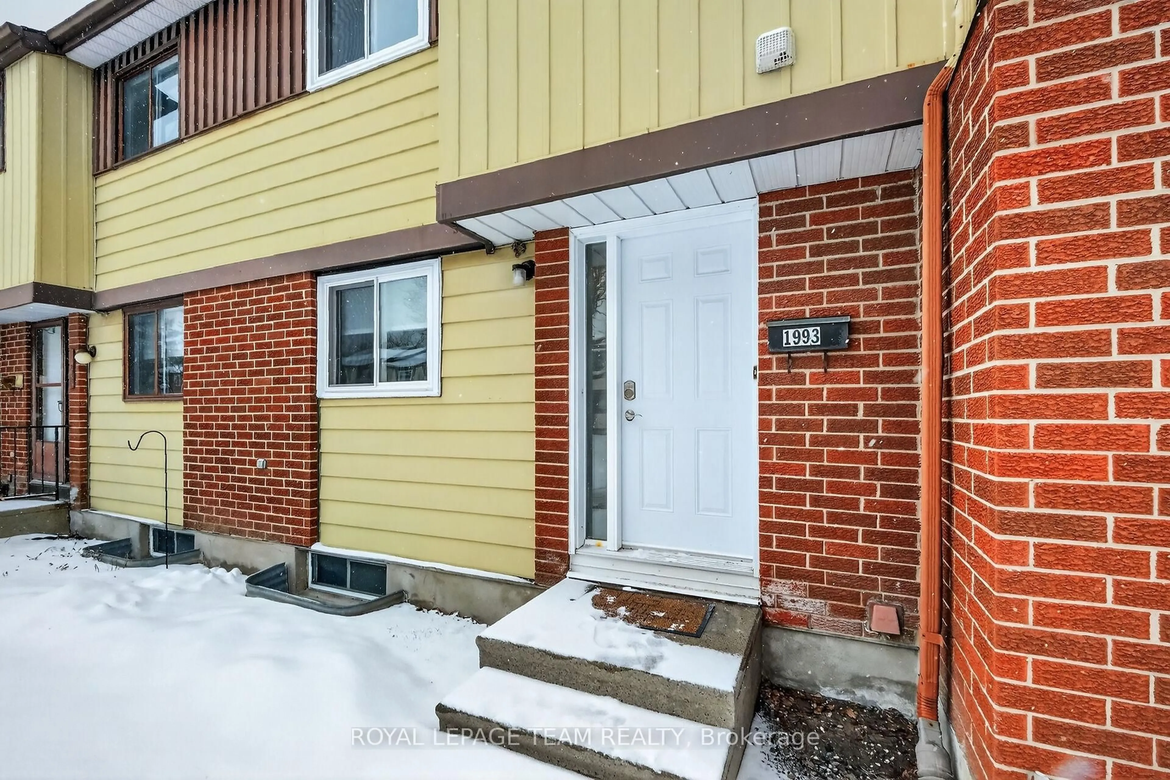 Home with brick exterior material, street for 1993 FALKIRK Cres, Ottawa Ontario K1B 4Y8