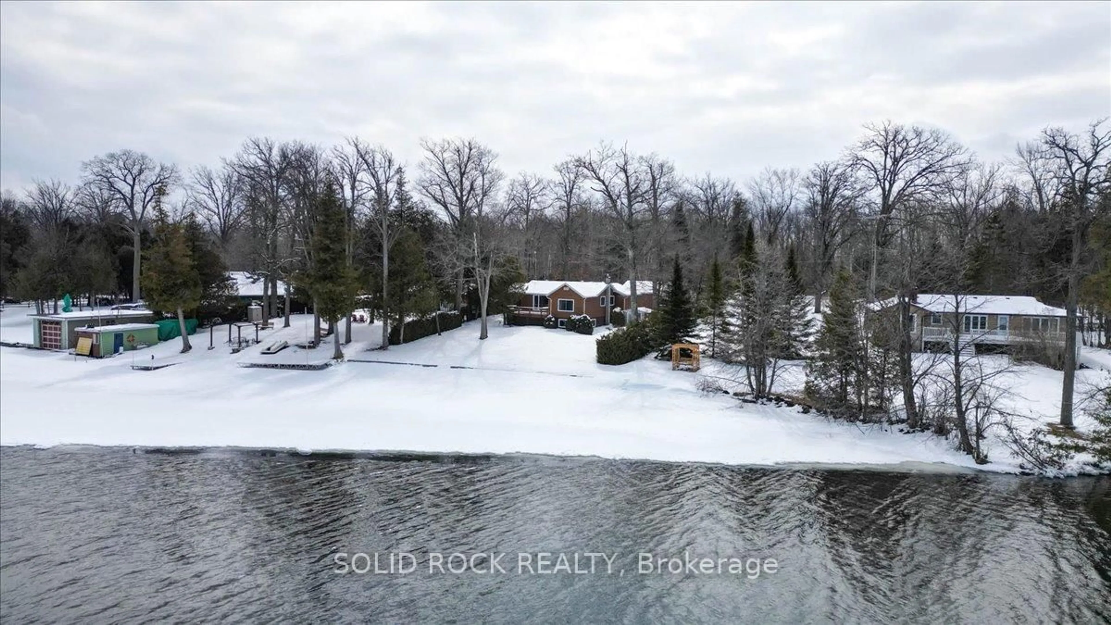 A pic from outside/outdoor area/front of a property/back of a property/a pic from drone, water/lake/river/ocean view for 58 Puffball Inn Rd, Trent Hills Ontario K0L 1L0